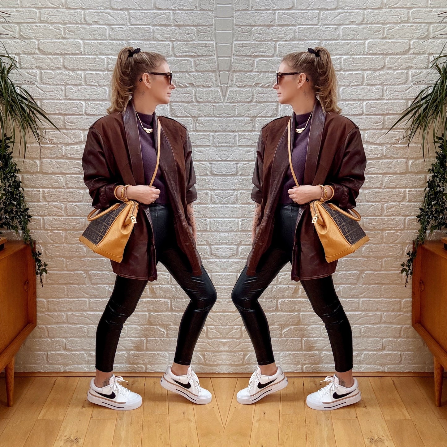 Fendi Zucca Two Way Tote