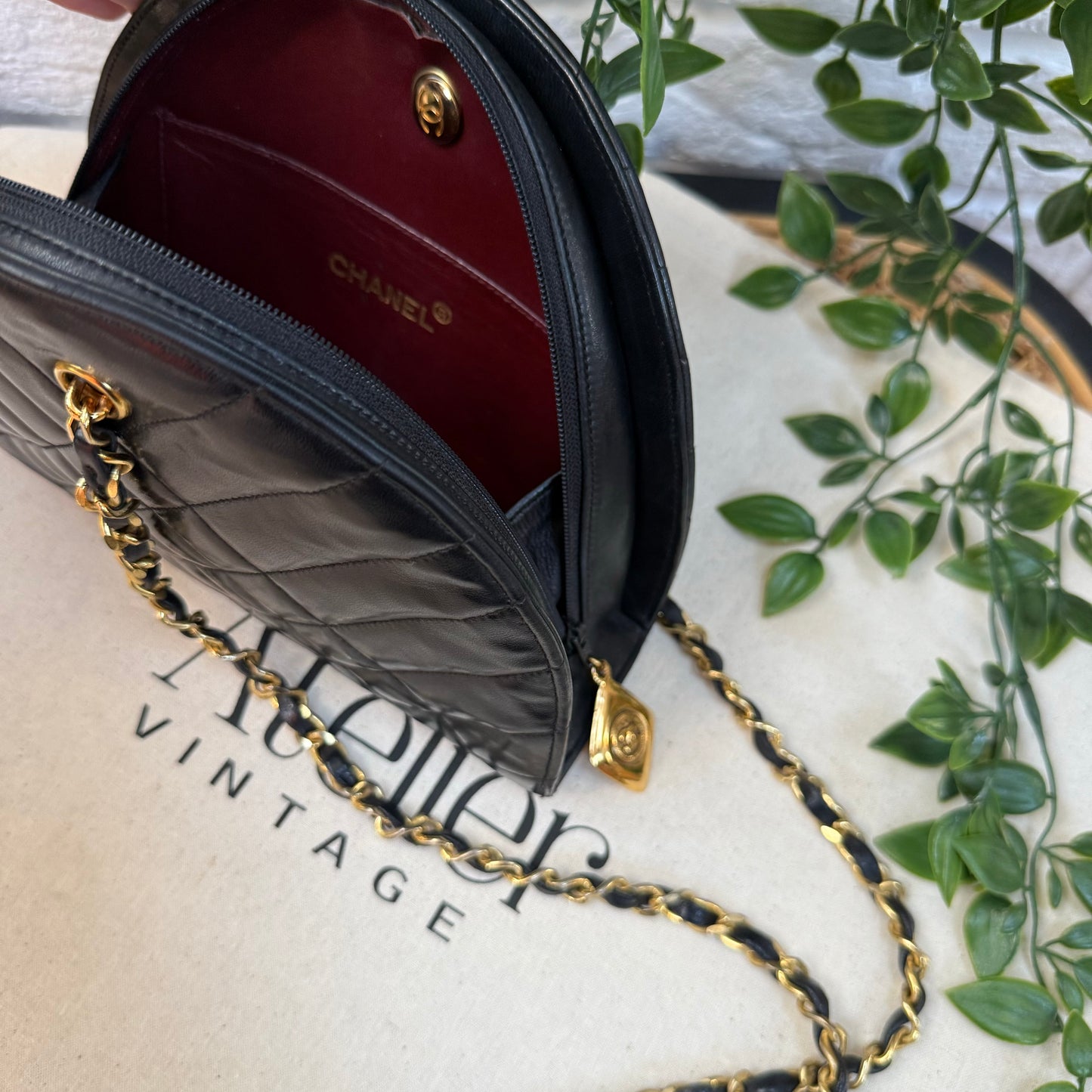 Chanel 1989 Half Moon Shoulder Bag