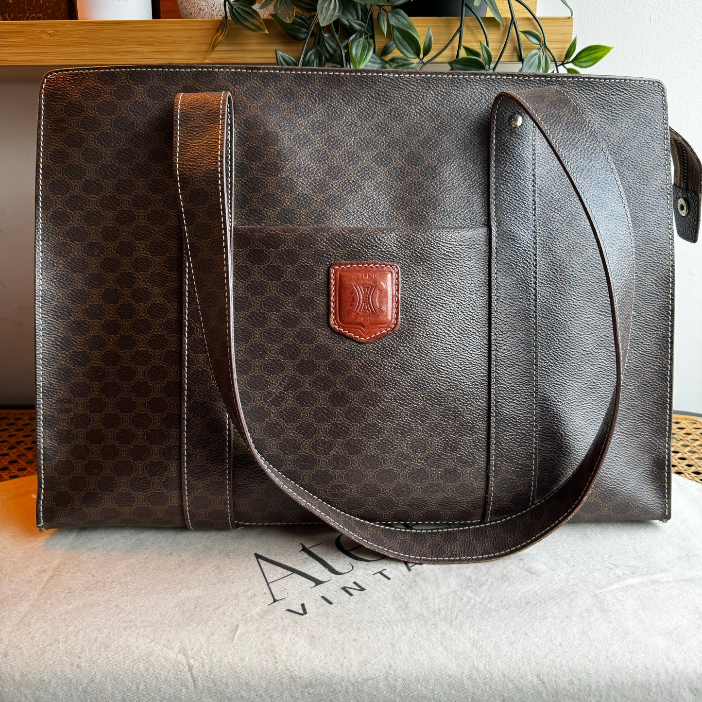 Celine Macadam Full Zip Tote Bag