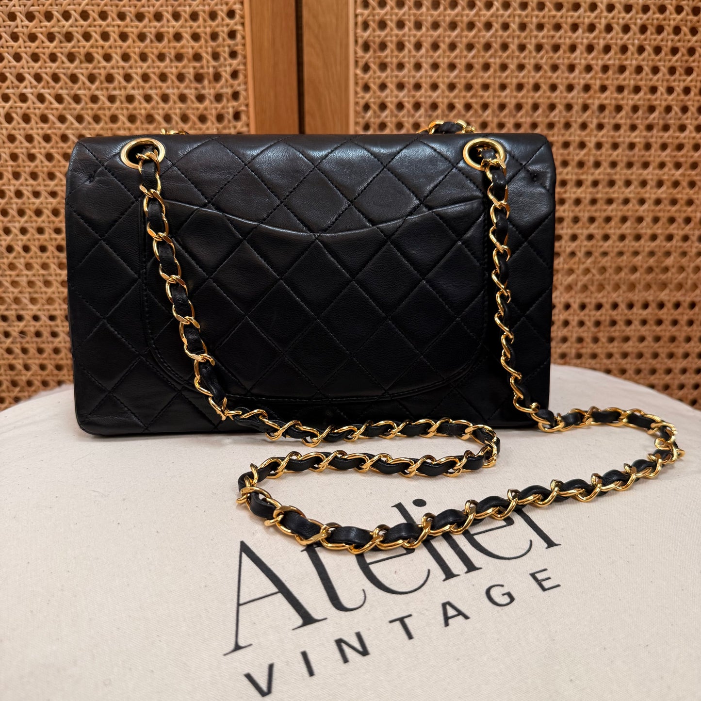 Chanel 1989 Black Classic Double Flap Small