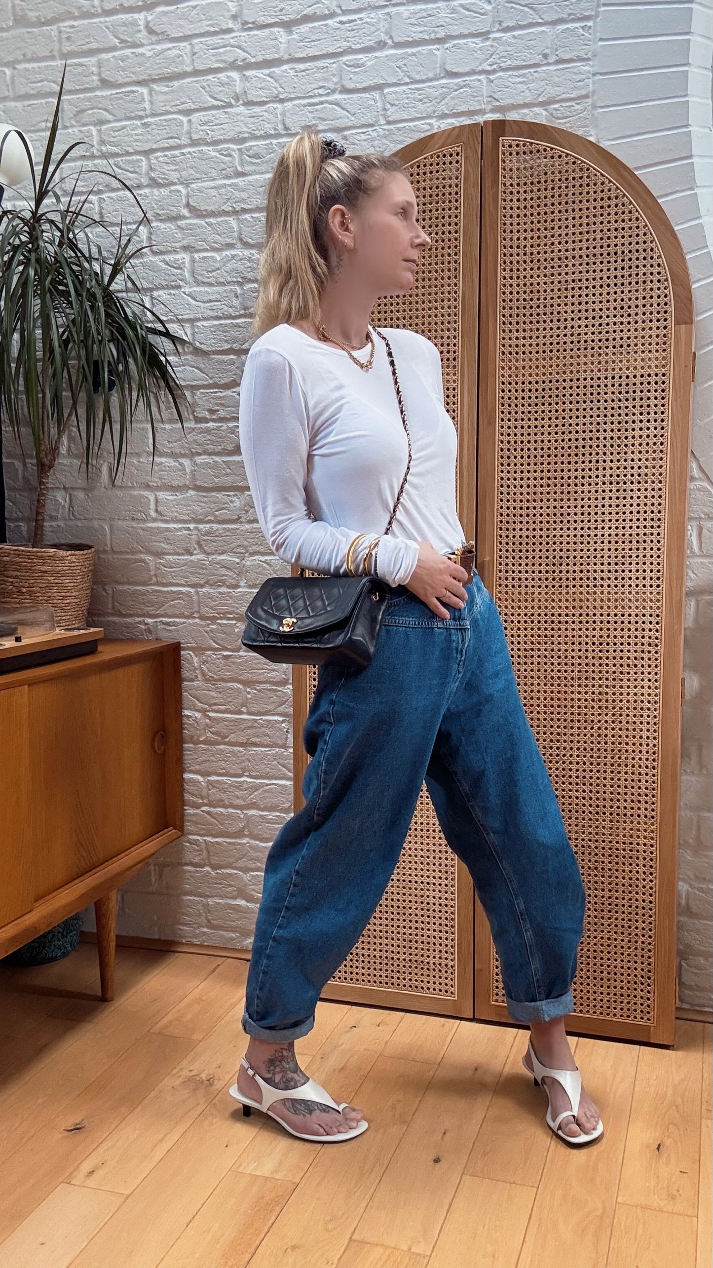 Chanel 1991 Vintage Classic Diana Small