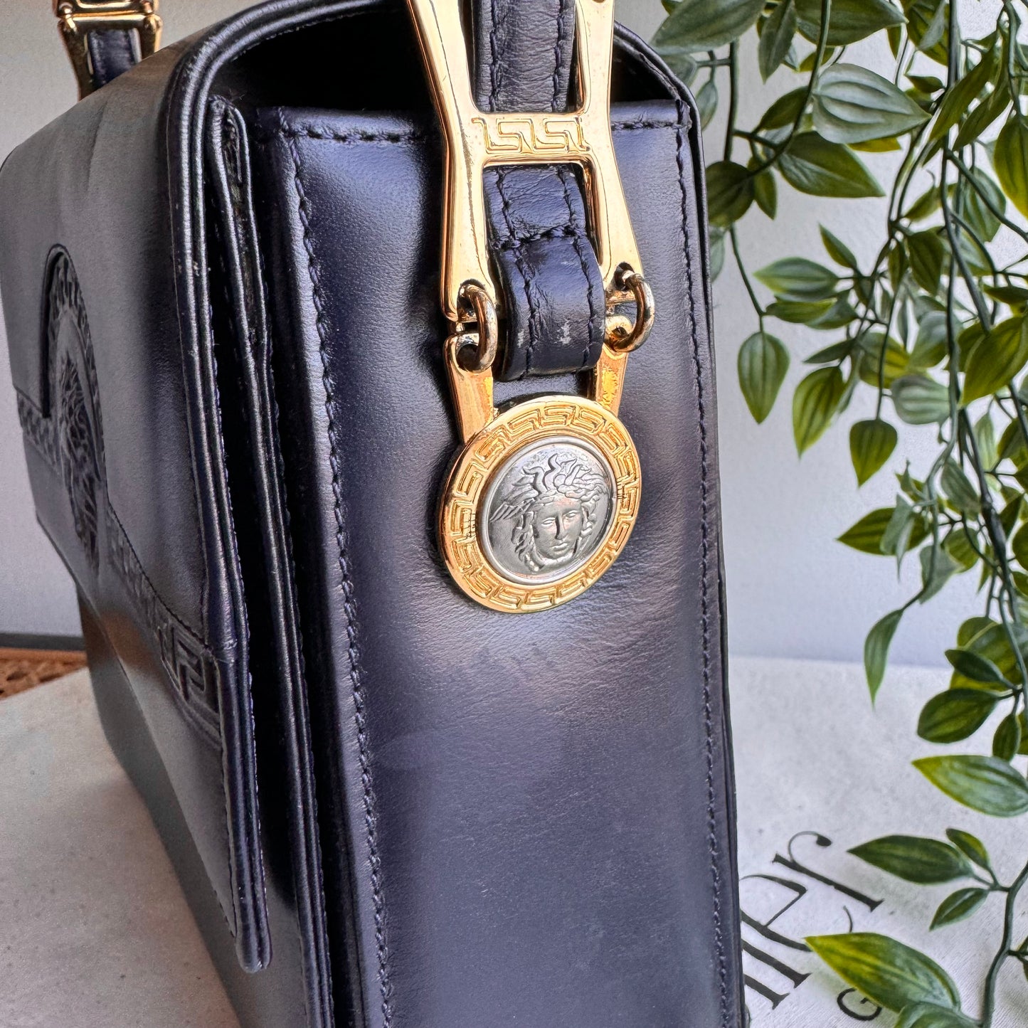 Versace Vintage Medusa Cross Body Bag
