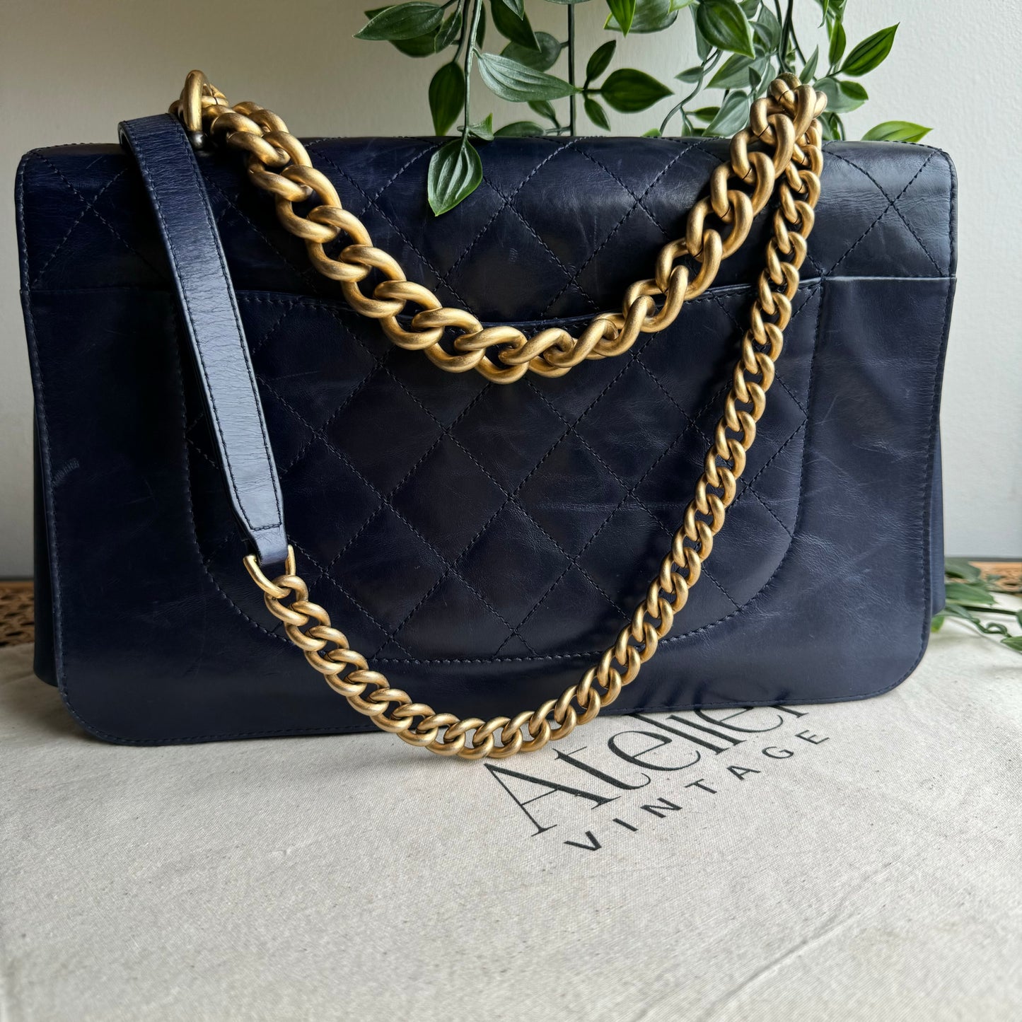 Chanel 2016 Navy Paris Cosmopolite Two Way