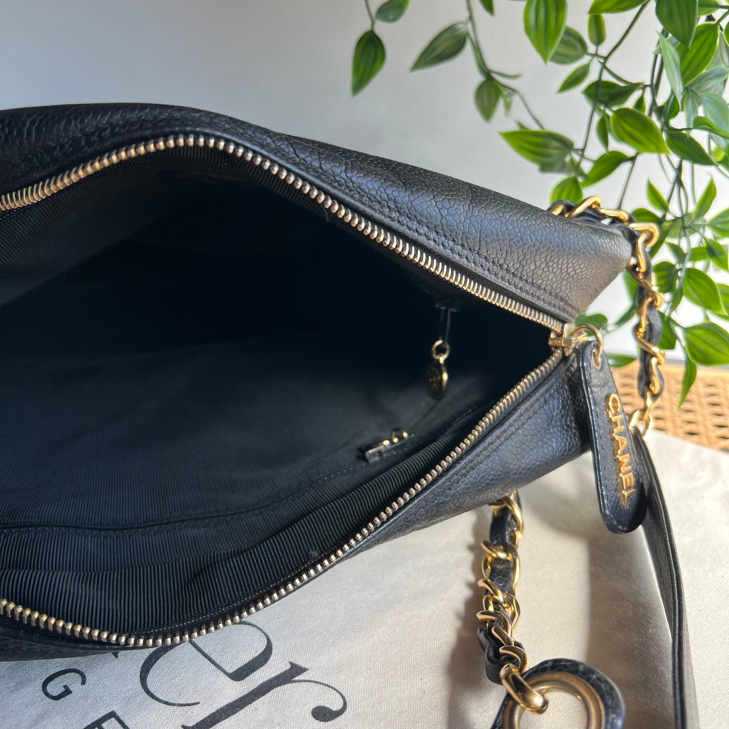 Chanel 1996 Triple CC Caviar Shoulder Bag