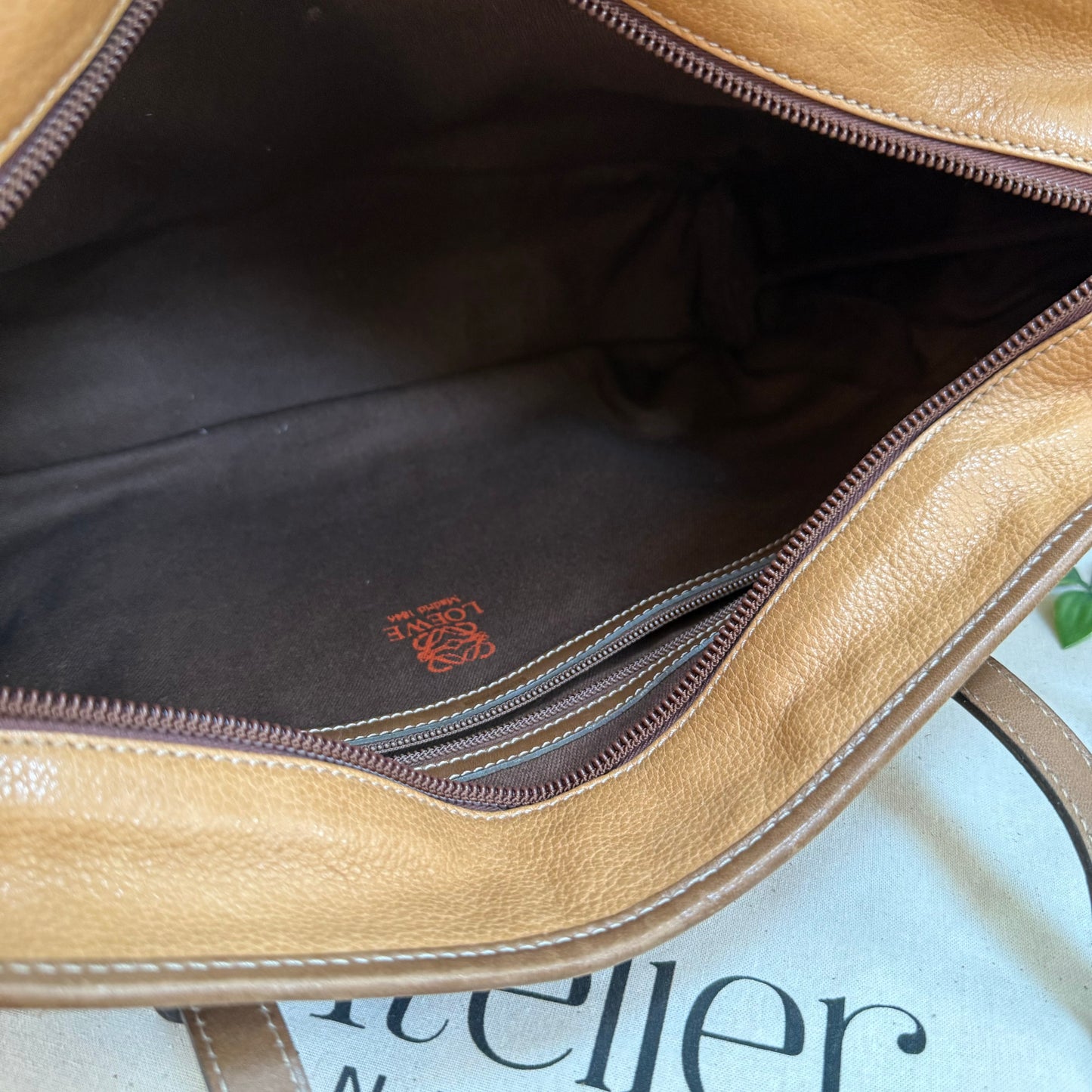 Loewe 1980s Anagram Tote Bag