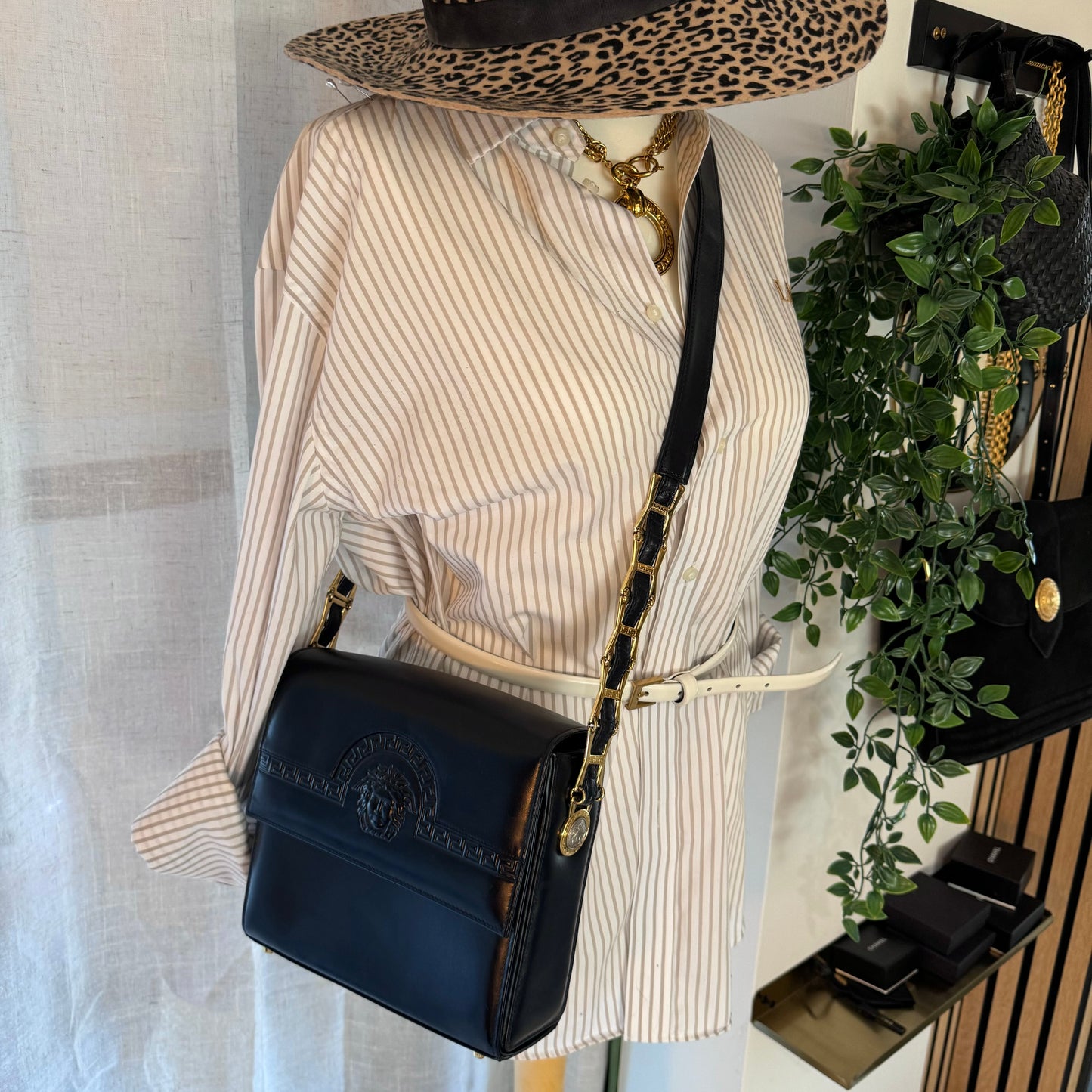 Versace Vintage Medusa Cross Body Bag