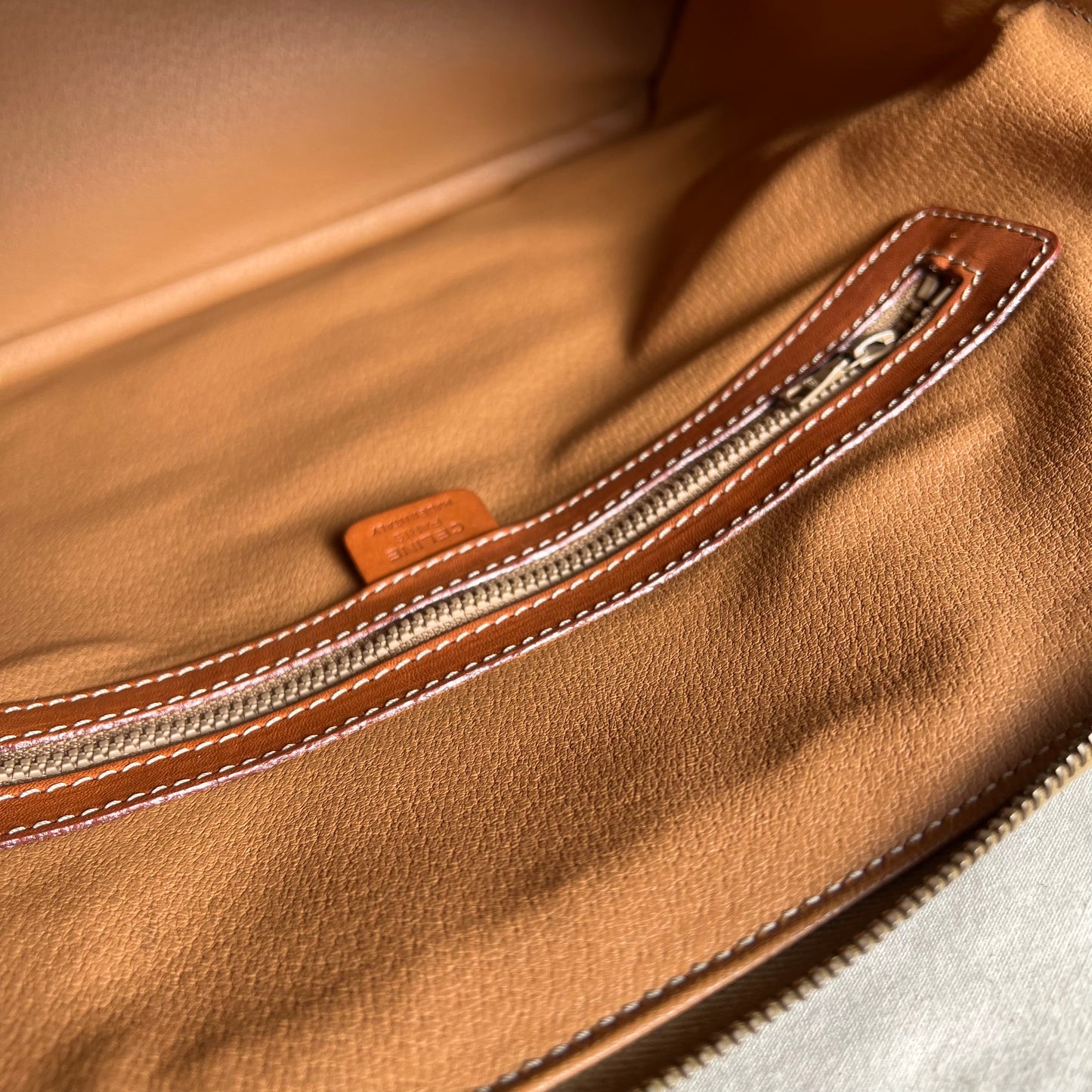Celine Macadam Brown Dome Bag