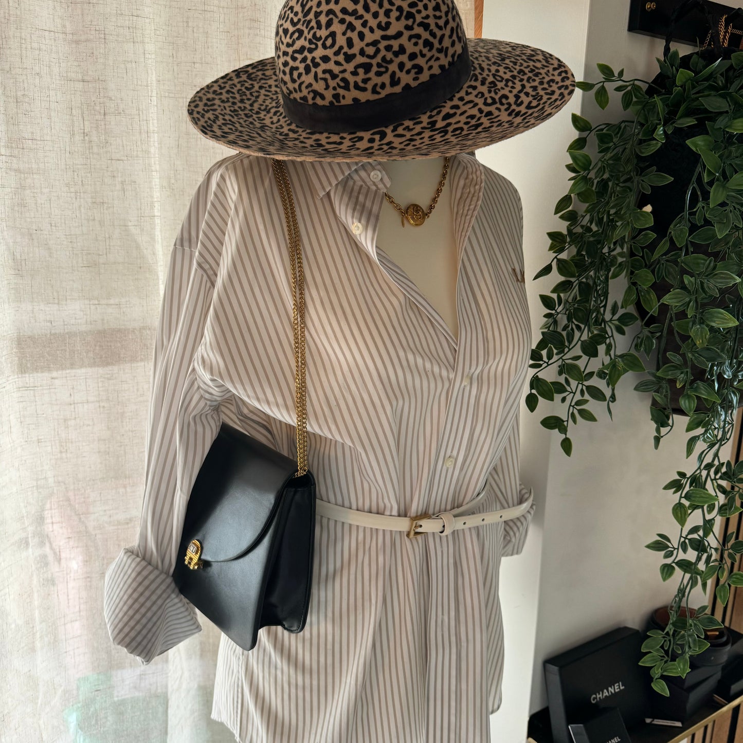 Dior 1980s Vintage Two Way Chain Strap Bag