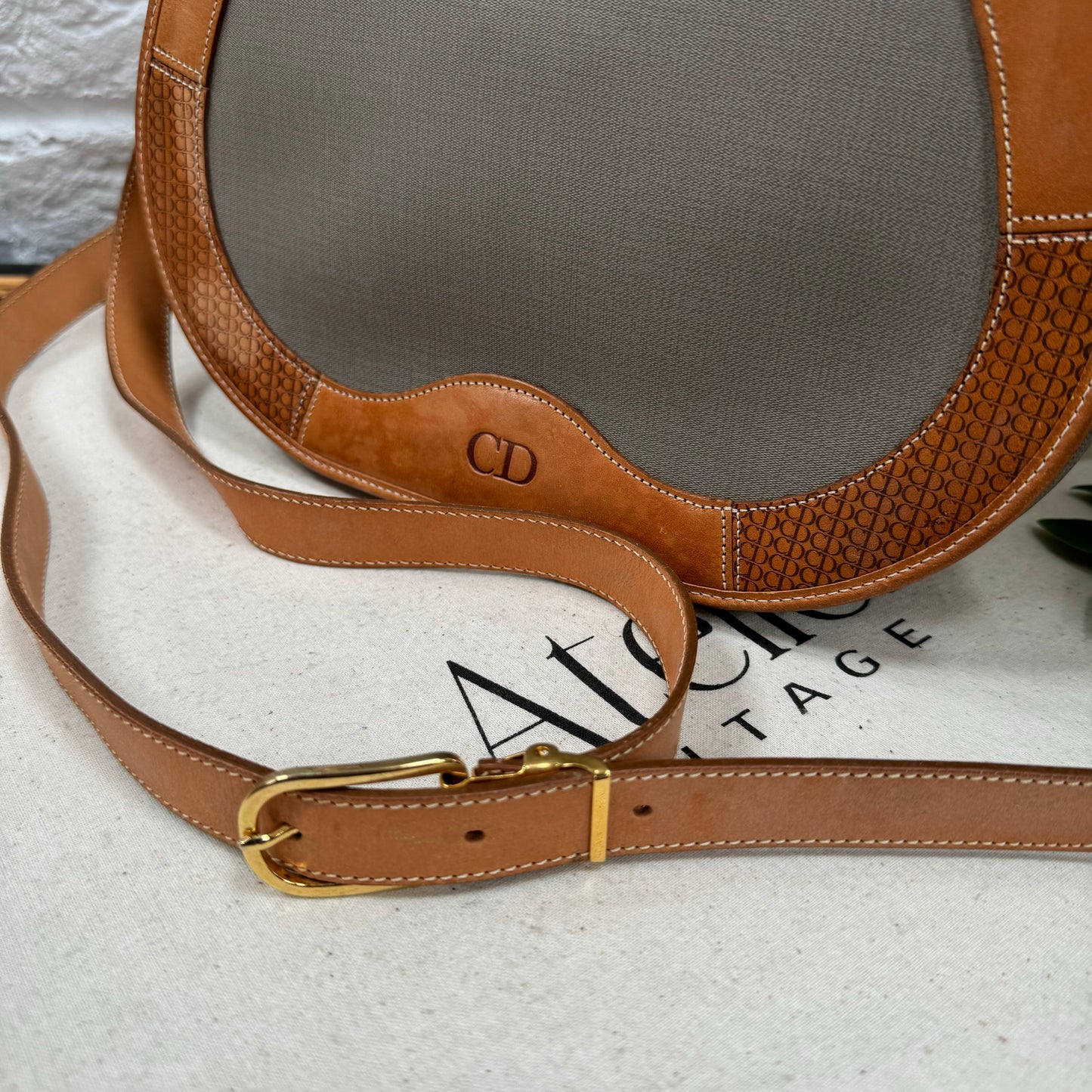 Dior 1980s Bi Colour Cross Body Bag