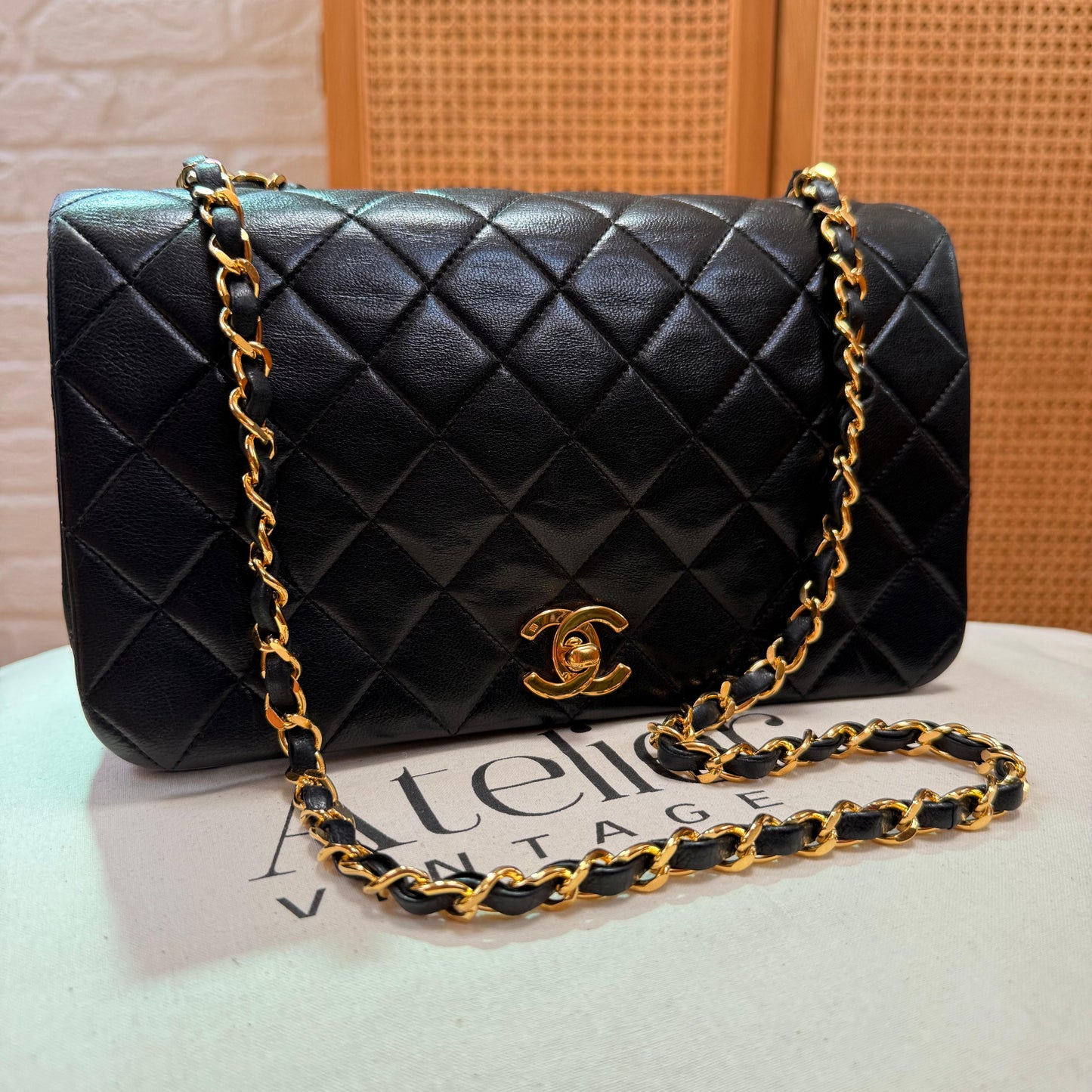 Chanel 1989 Classic Medium Rectangle Full Flap