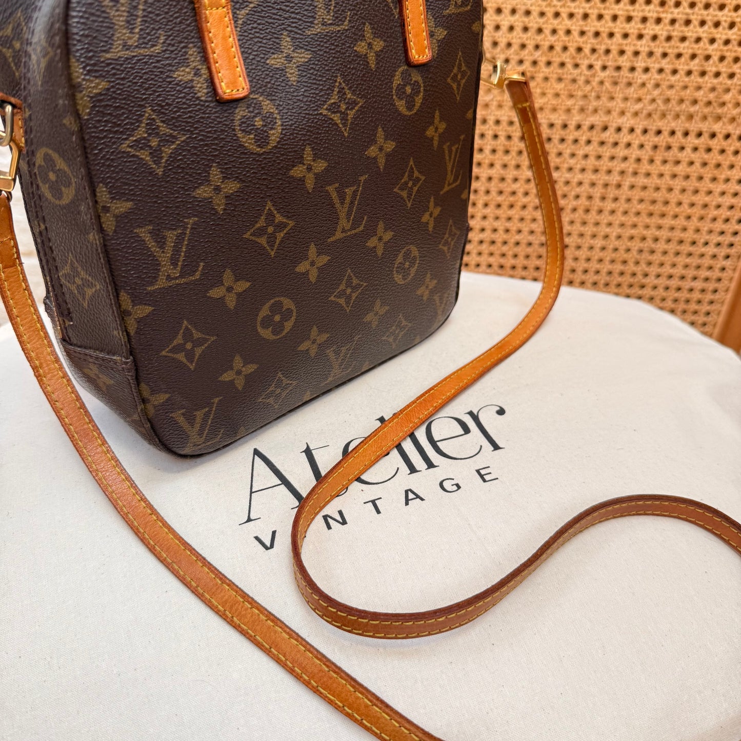 Louis Vuitton 2002 Monogram Spontini Two Way