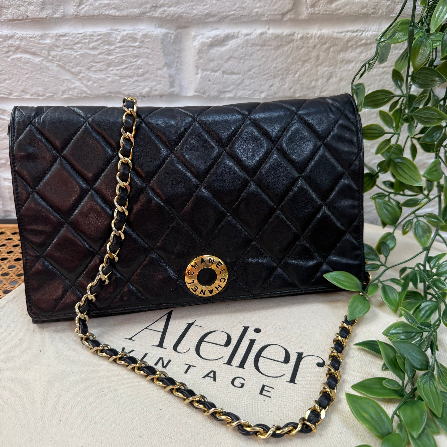 Chanel Early 1980s Quilted Lambskin Single Flap