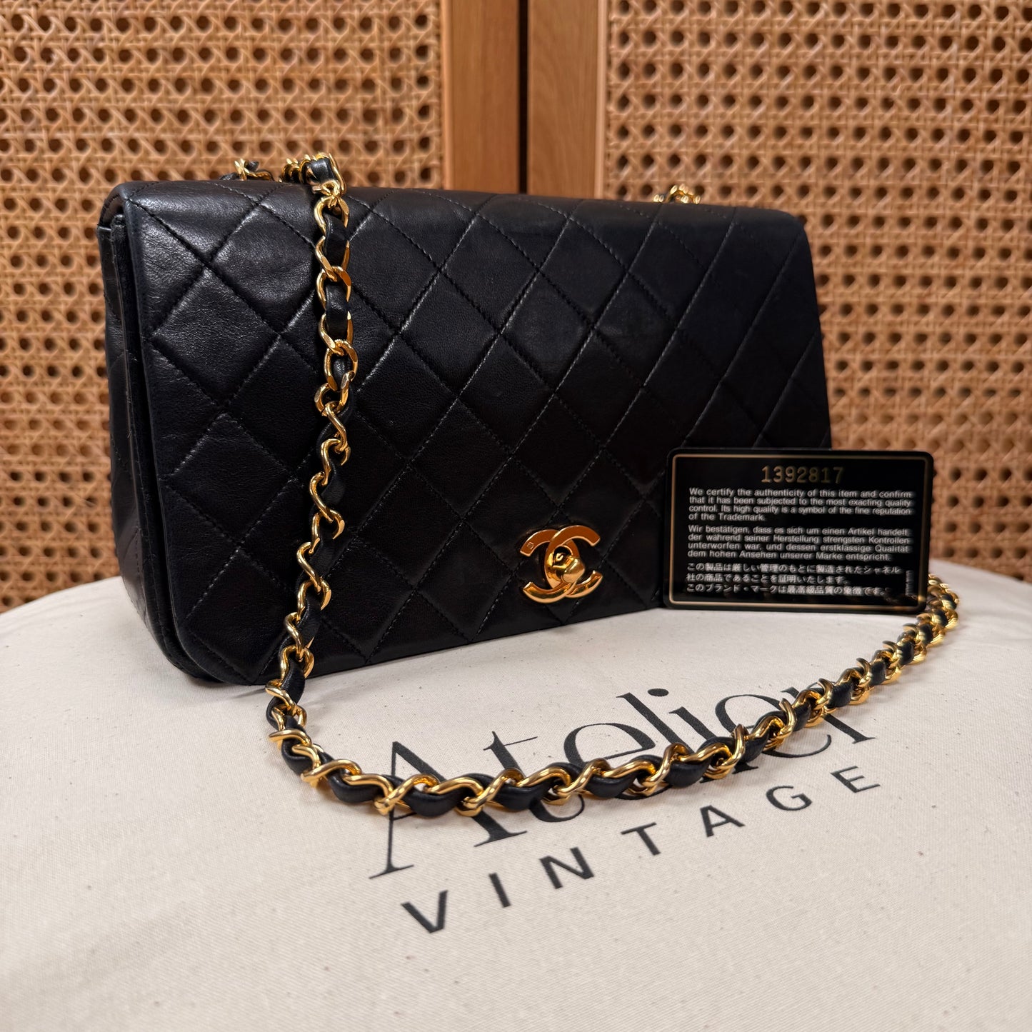 Chanel 1989 Classic Medium Rectangle Full Flap