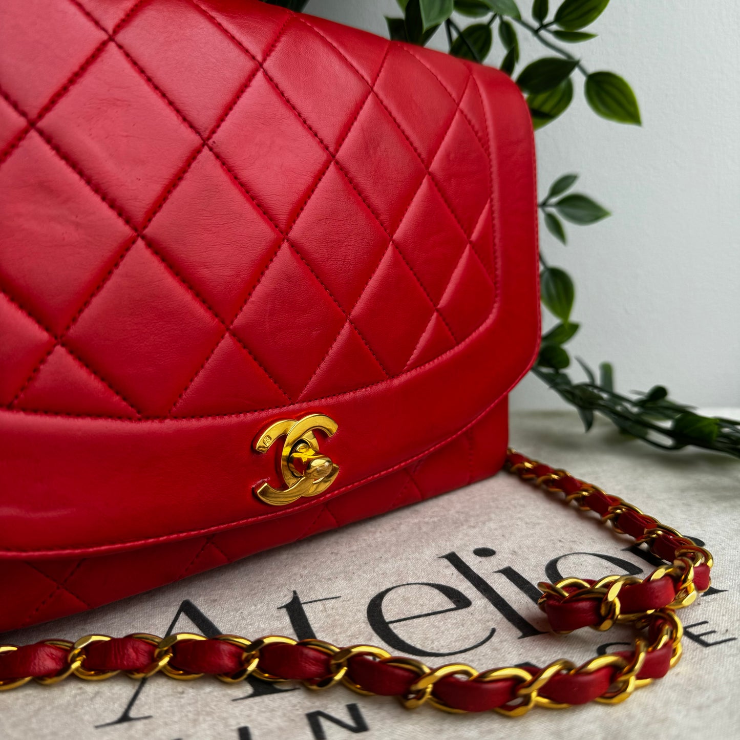 Chanel 1991 Vintage Classic Medium Diana