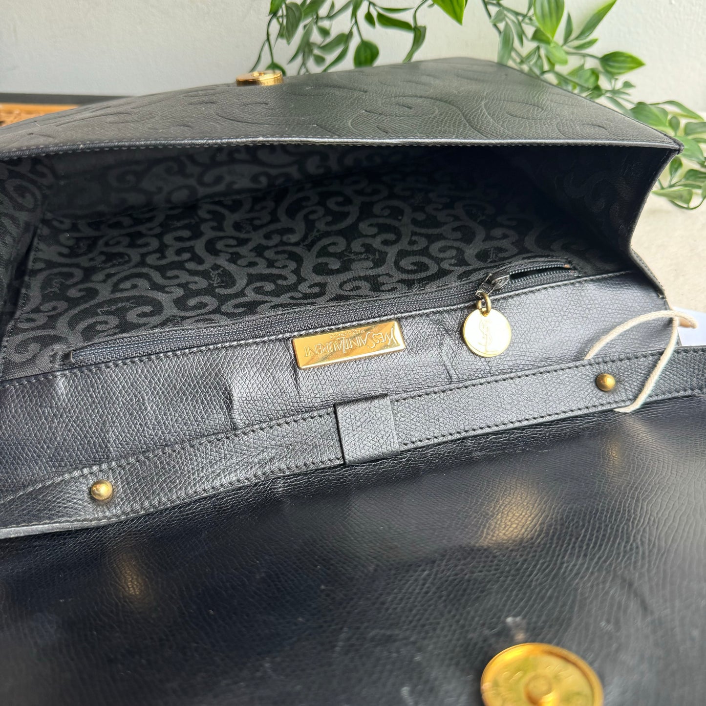 Saint Laurent 1980s Arabesque Cross Body Bag
