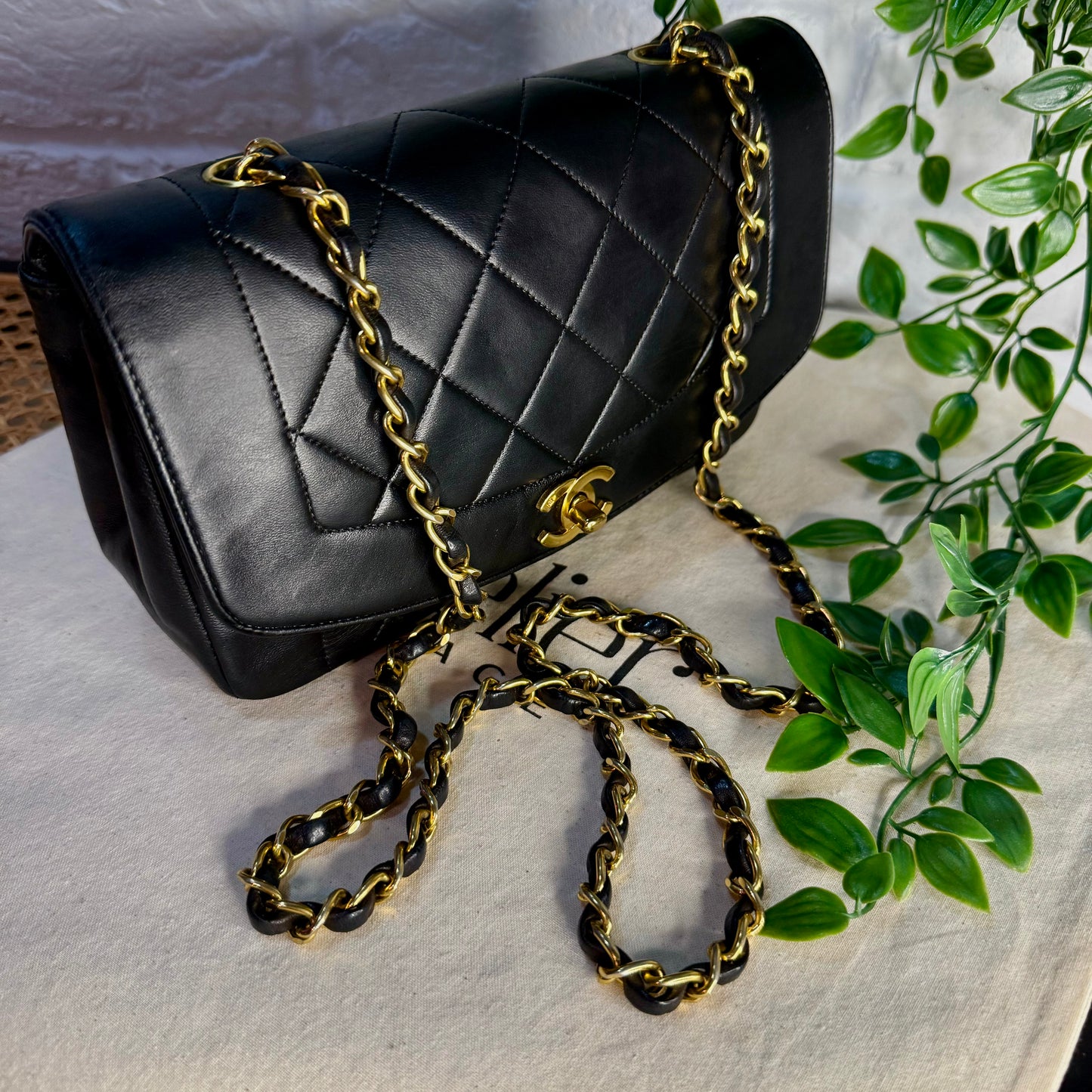 Chanel 1989 Vintage Classic Diana Small