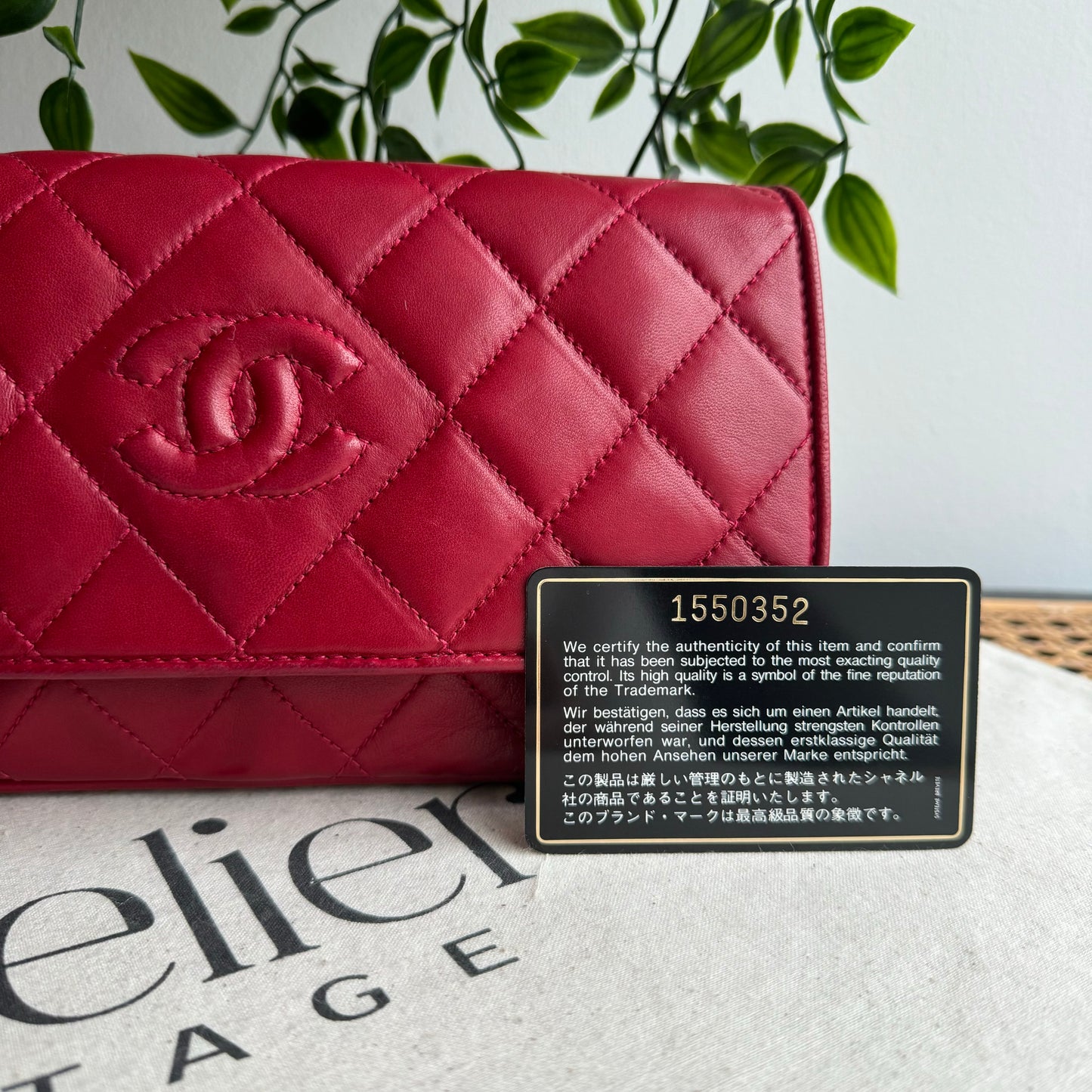 Chanel 1989 Rare Vintage Tassle Clutch