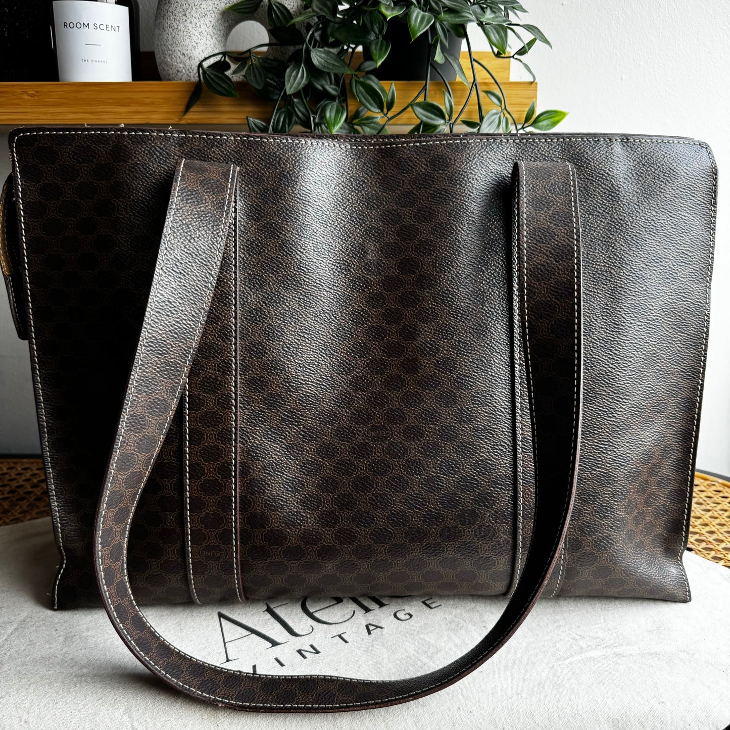 Celine Macadam Full Zip Tote Bag