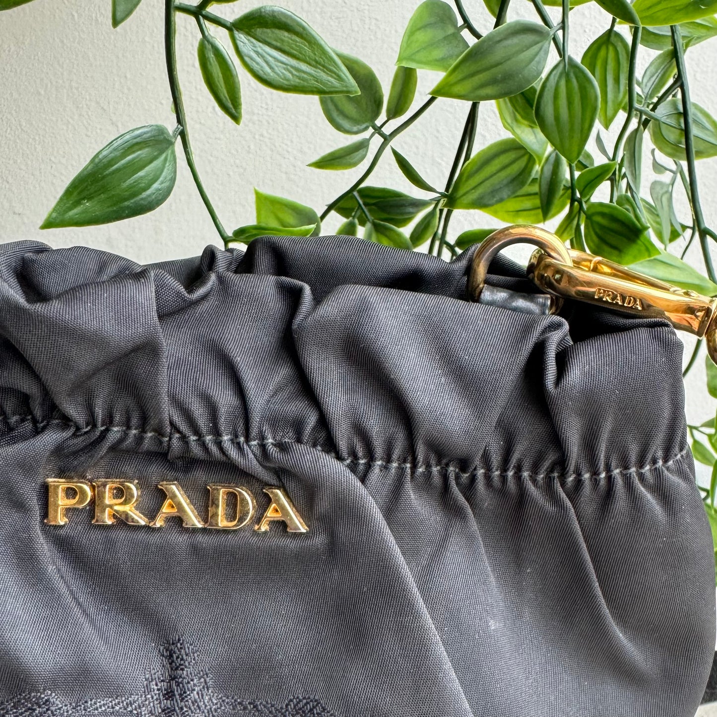 Prada Rare Jacquard Bucket Bag