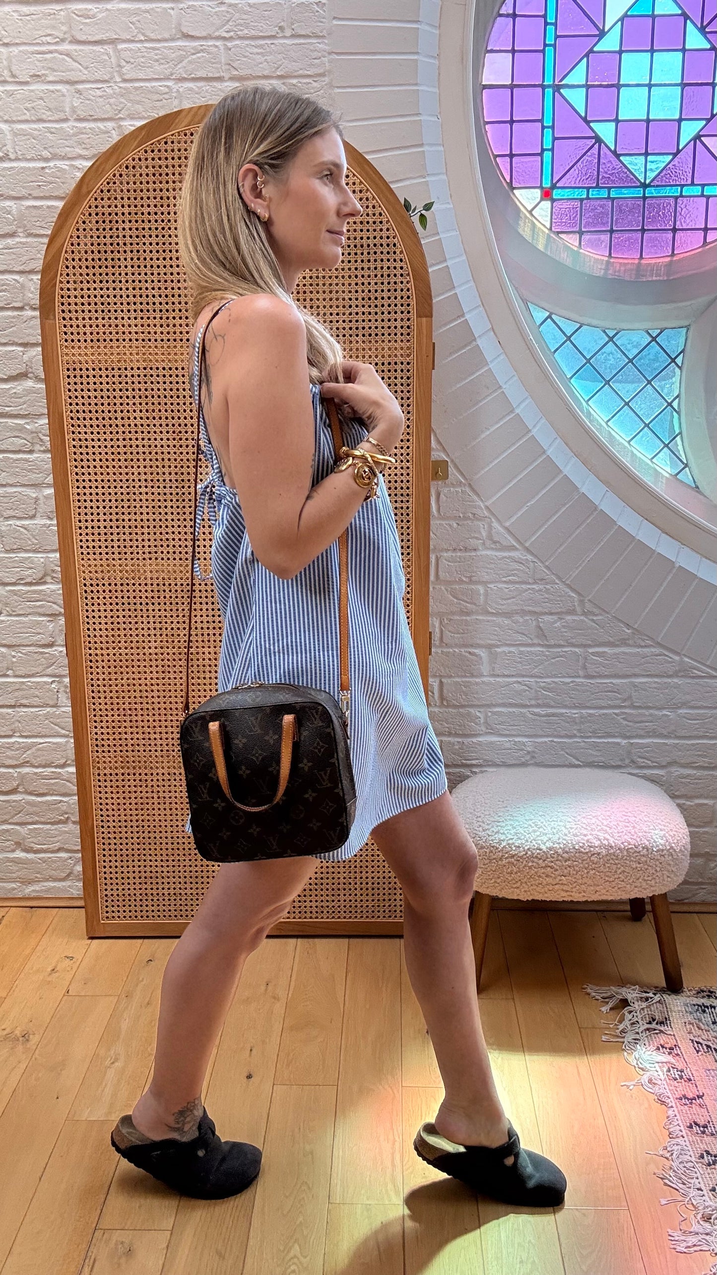 Louis Vuitton 2002 Monogram Spontini Two Way