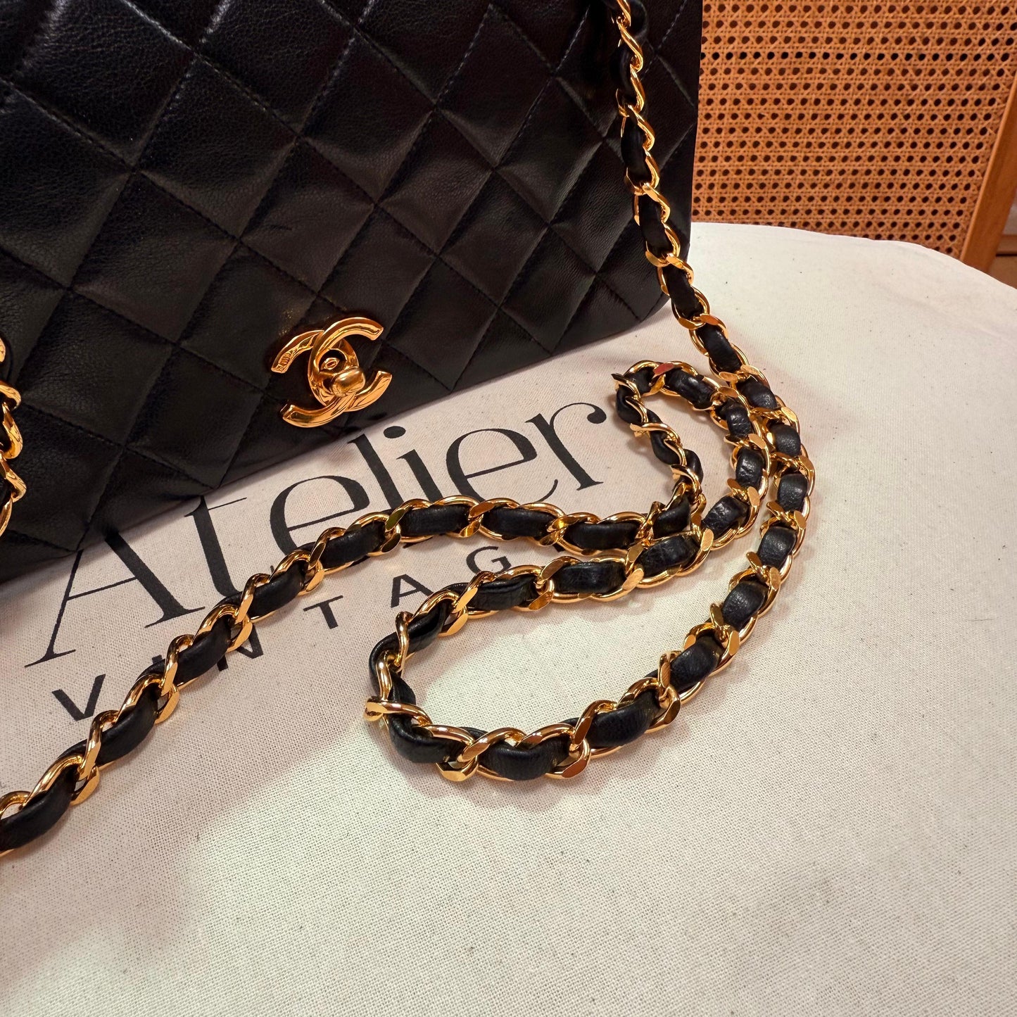 Chanel 1989 Classic Medium Rectangle Full Flap