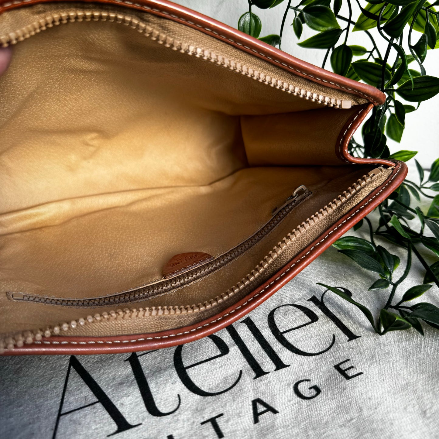 Celine Macadam Print Clutch/Pouch