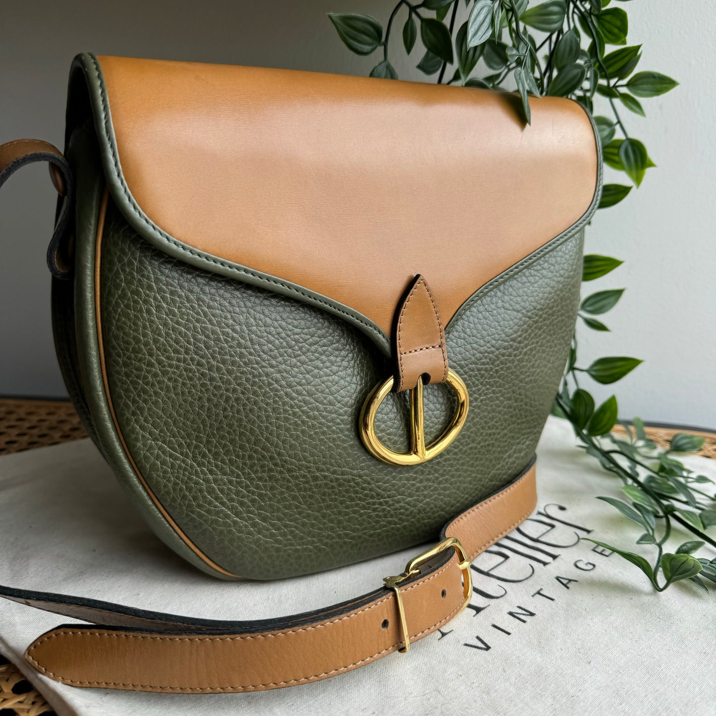 Dior 1980s Bi Colour Cross Body Bag