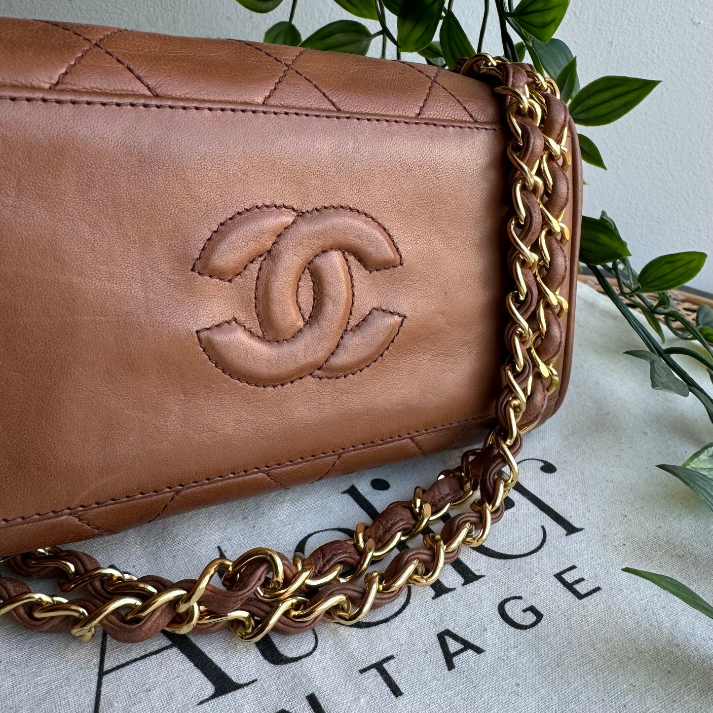 Chanel 1994 CC Lambskin Quilted Shoulder Bag
