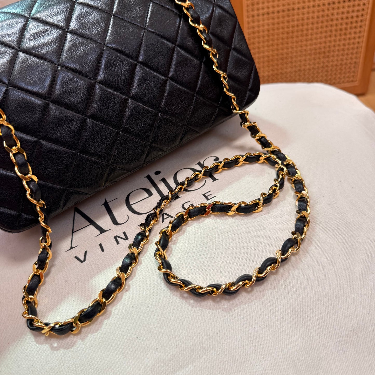 Chanel 1989 Classic Medium Rectangle Full Flap
