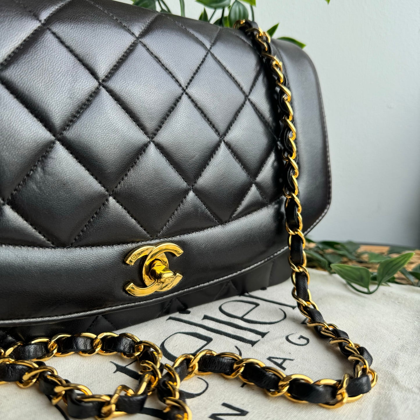 Chanel 1991 Vintage Classic Medium Diana