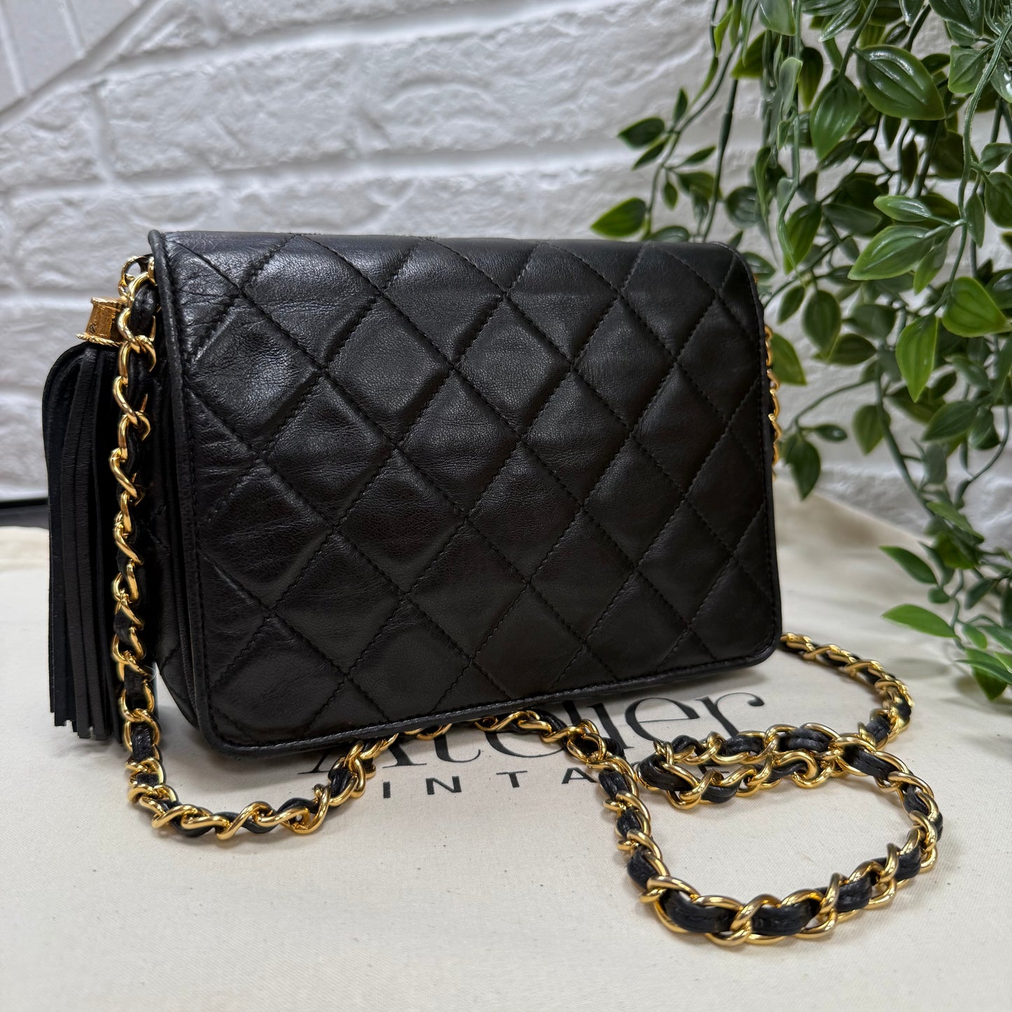 Chanel 1986 Tassel Full Flap Rectangle