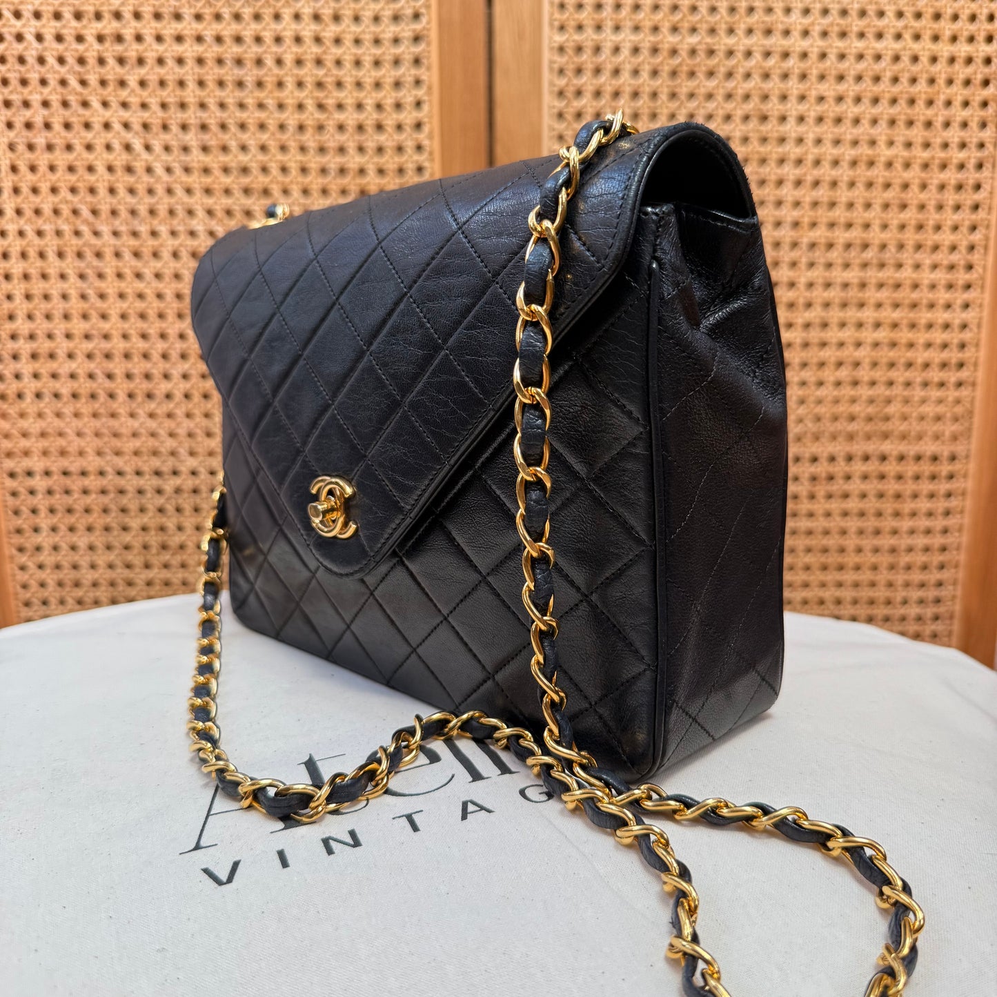 Chanel 1986 Rare Envelope Single Flap