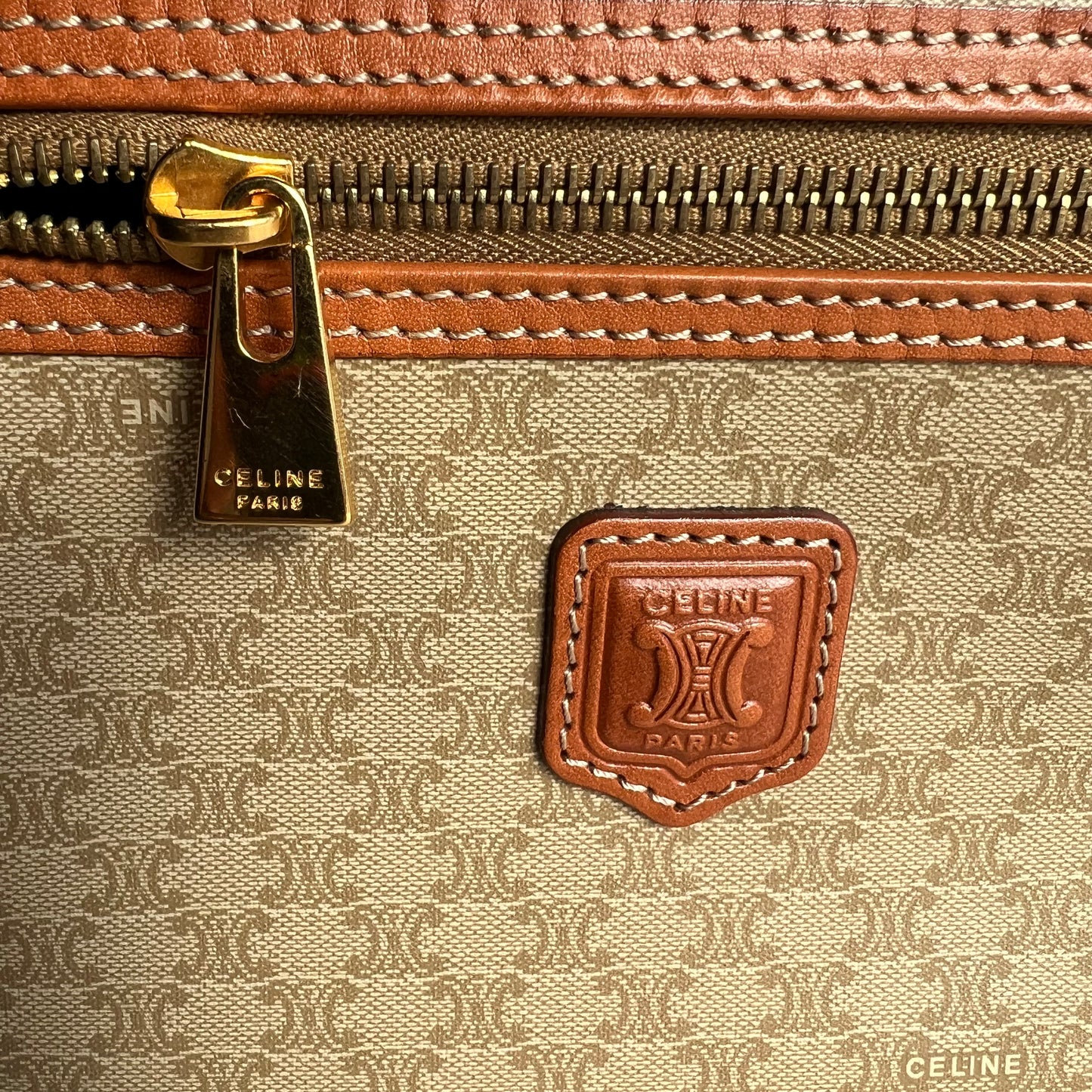 Celine Monogram Print Small Carry Case