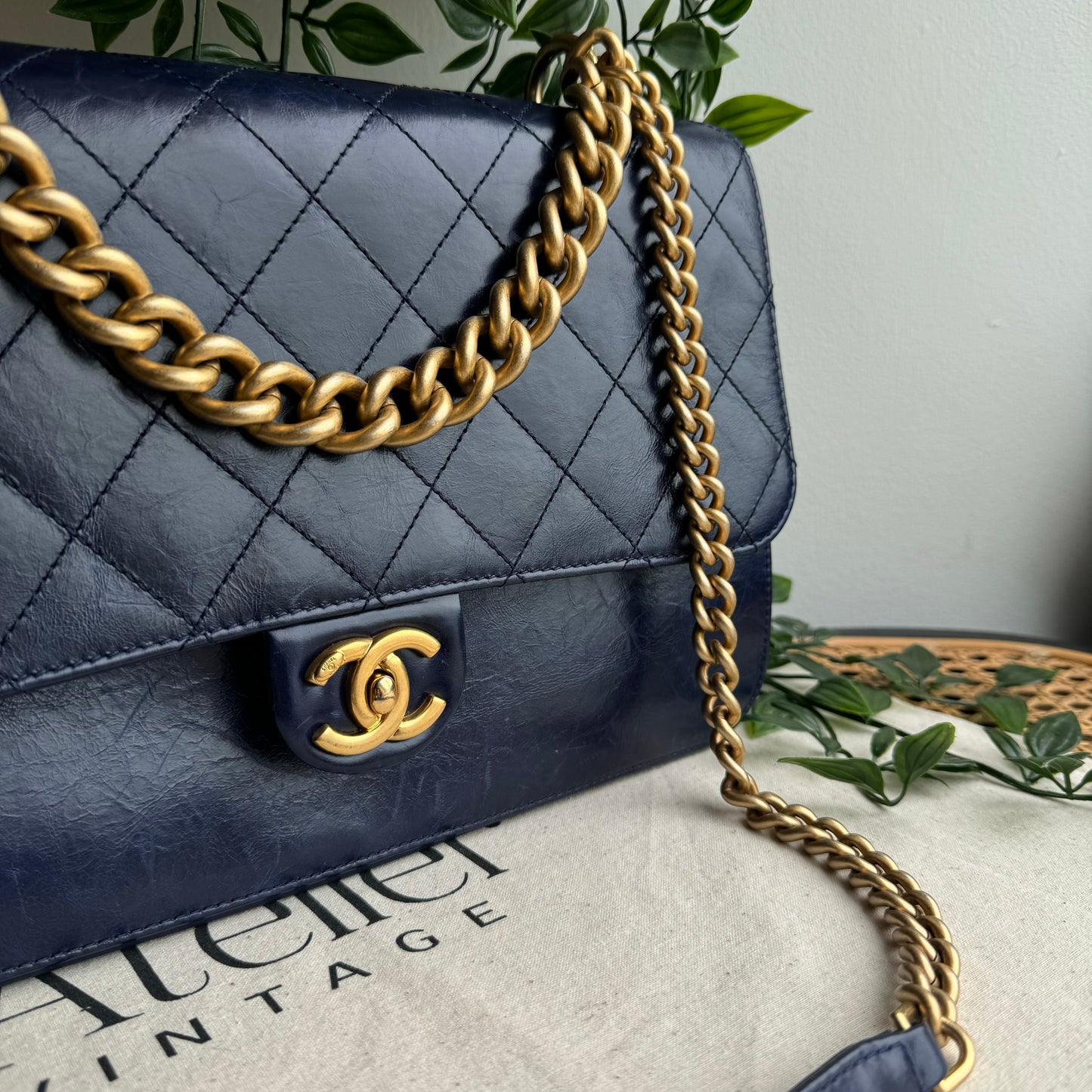 Chanel 2016 Navy Paris Cosmopolite Two Way