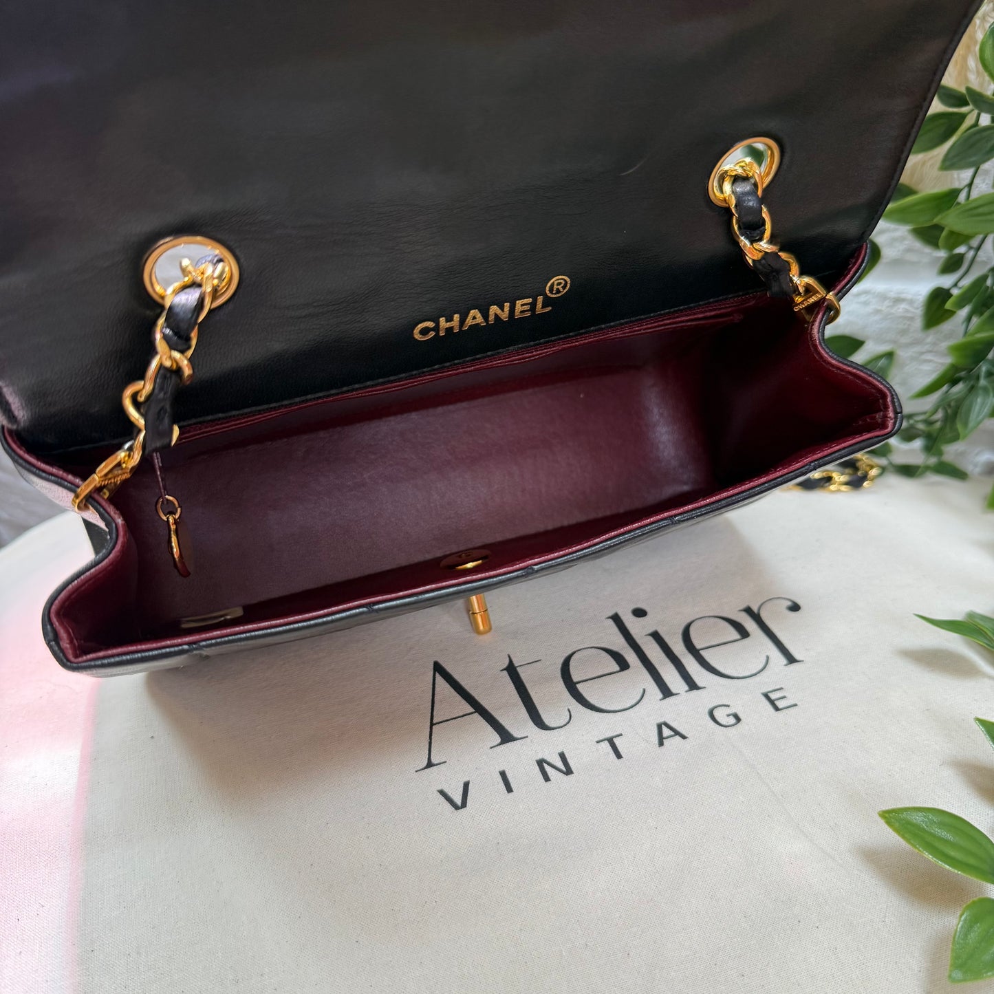 Chanel 1991 Vintage Classic Diana Small