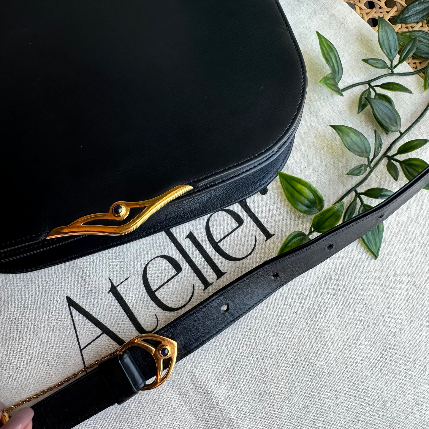 Cartier 1980s Sapphire Collection Shoulder Bag
