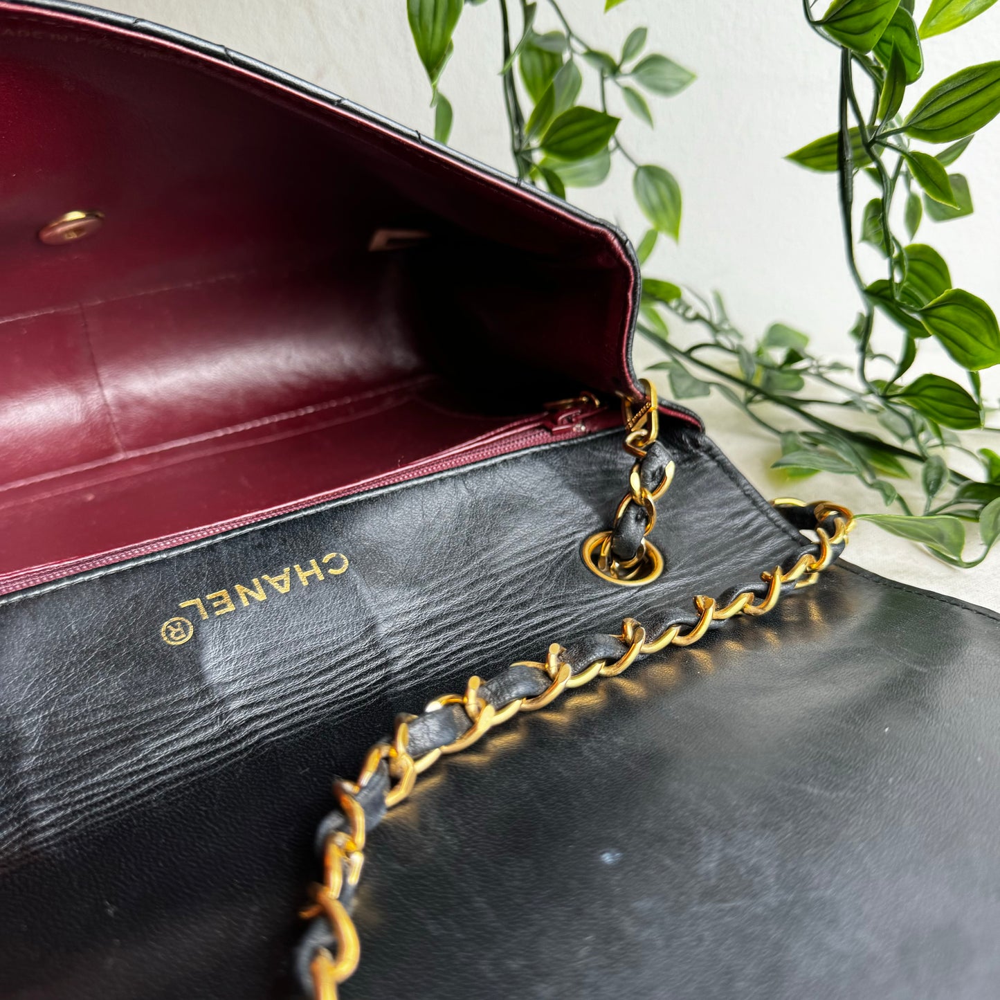 Chanel 1989 Vintage Quilted Single Flap