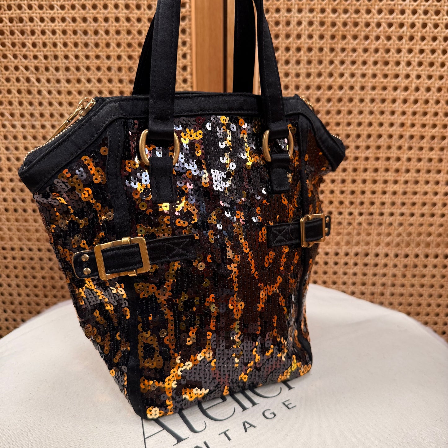 Saint Laurent 2008 limited Edition Sequin Downtown tote