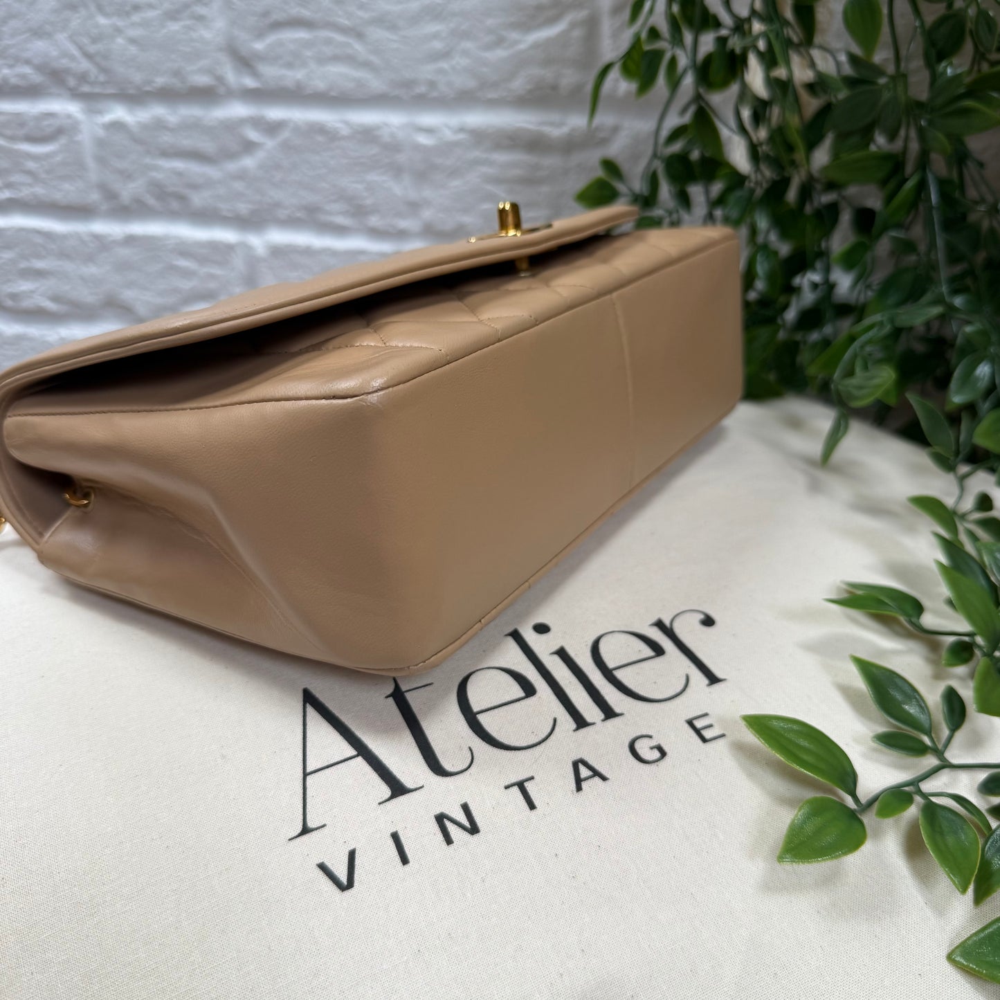 Chanel 1993 Rare Dark Beige Diana Medium