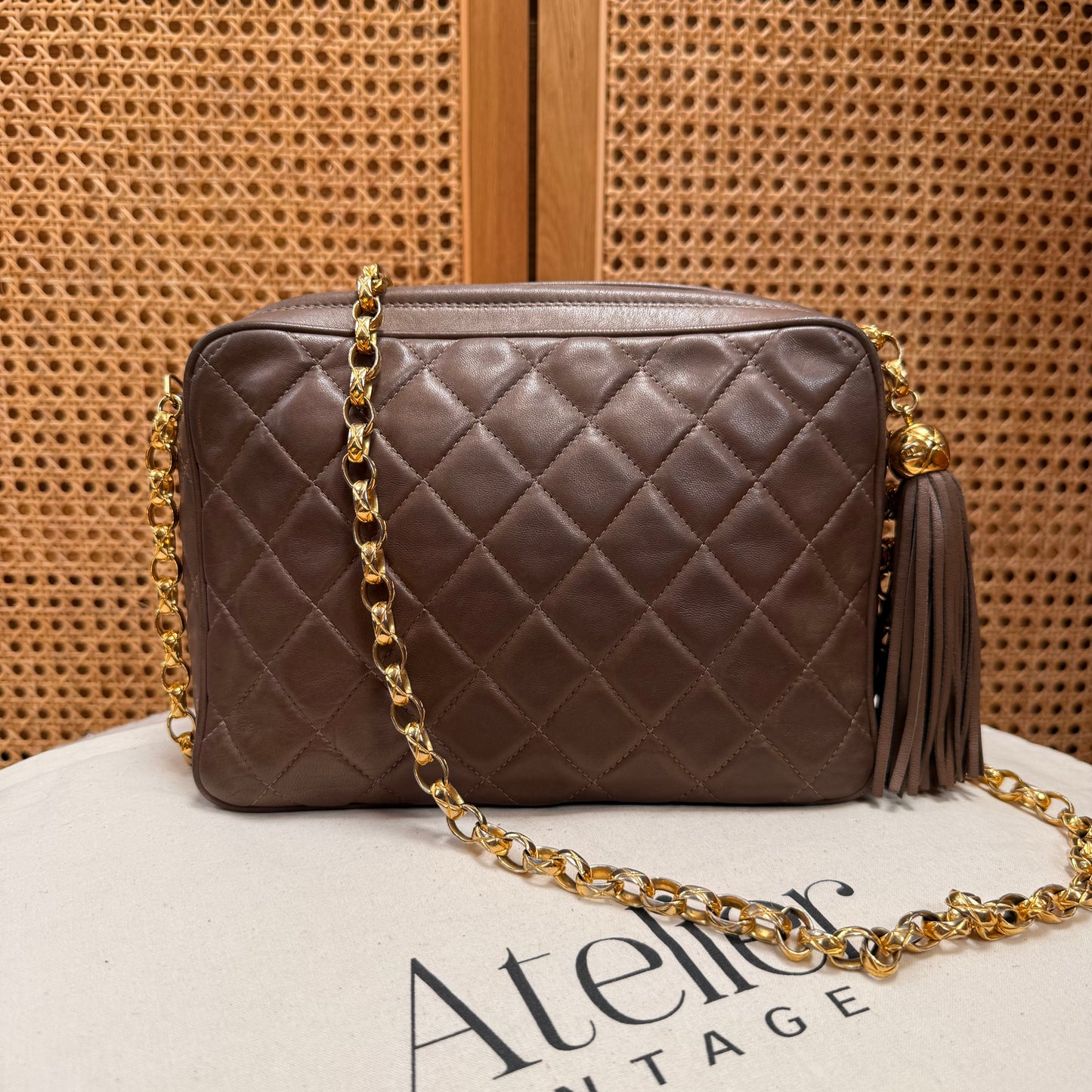 Chanel 1991 Rare CC Camera Bag Bijoux Strap
