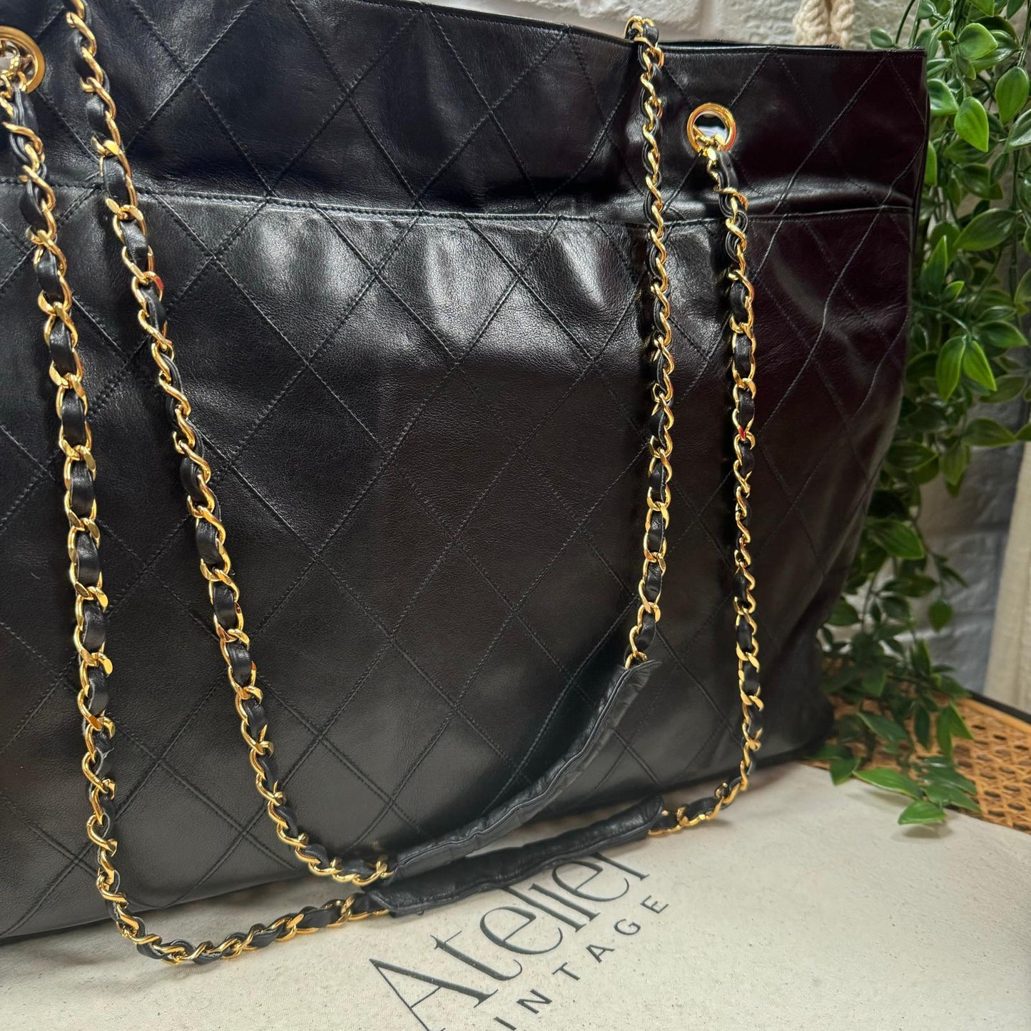 Chanel 1980s Lambskin Timeless Tote