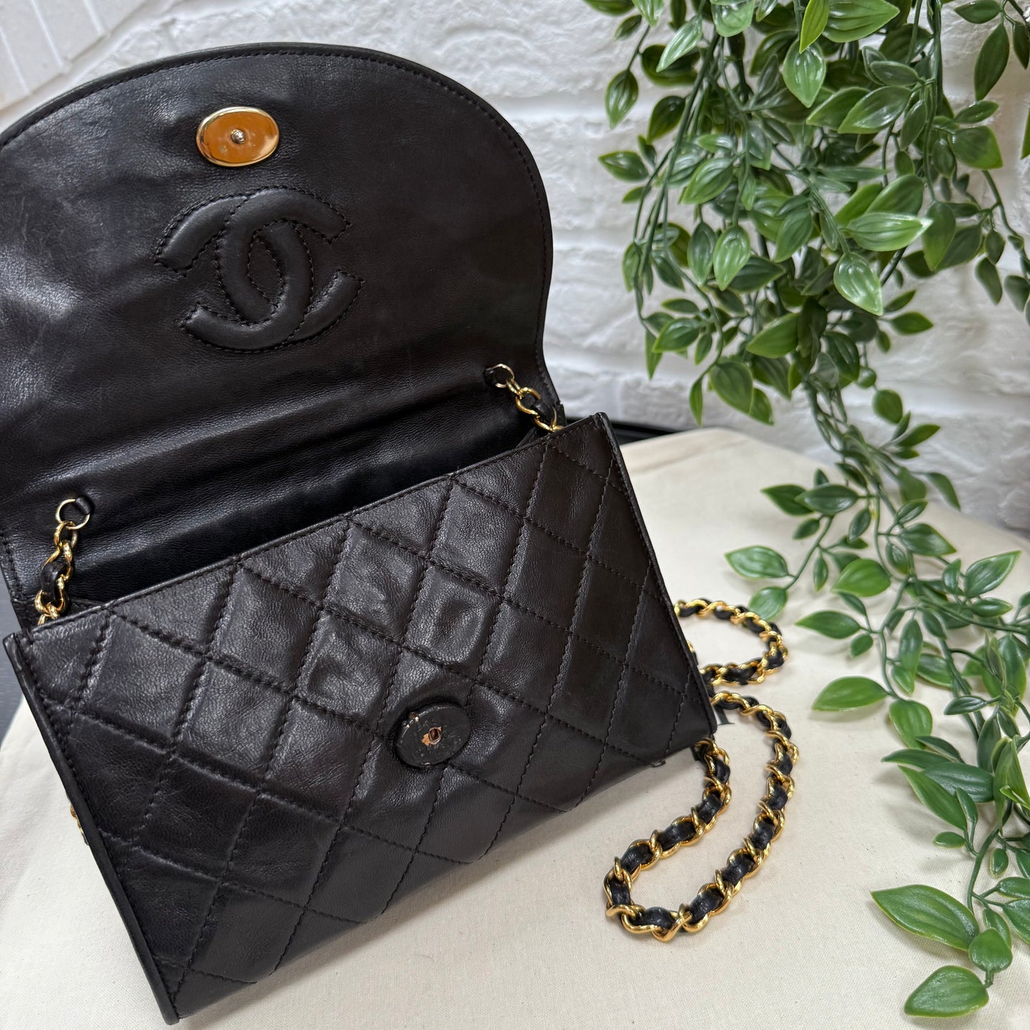 Chanel 1989 Tassel Half Moon Flap