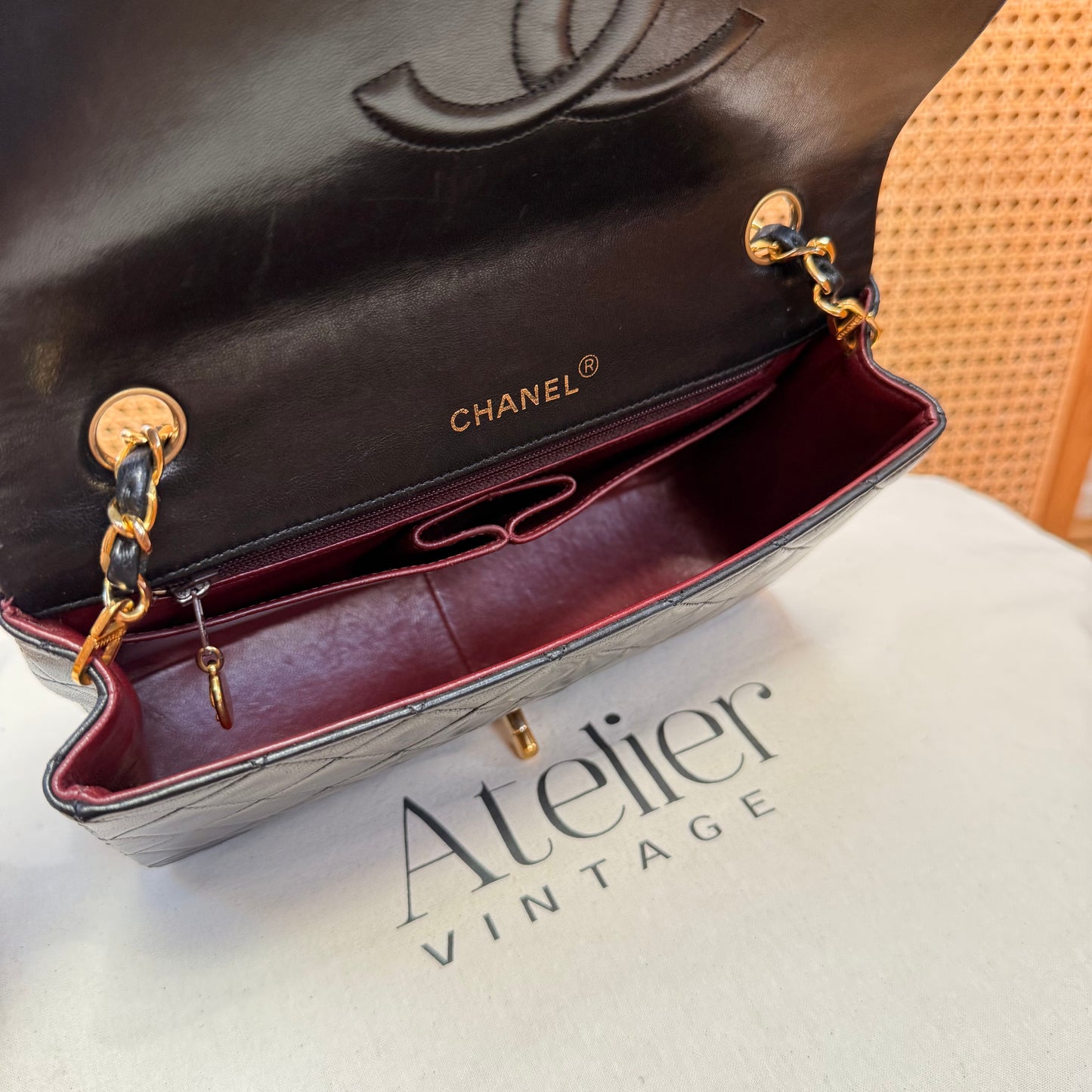 Chanel 1989 Classic Medium Rectangle Full Flap
