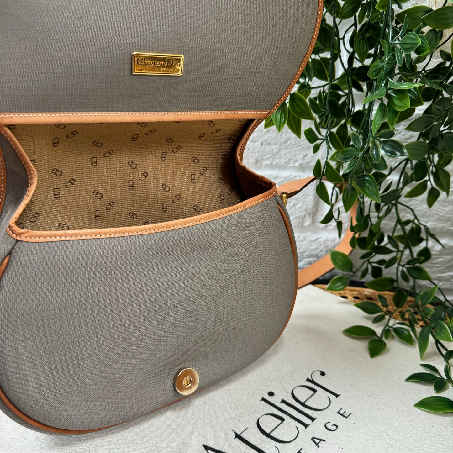 Dior 1980s Bi Colour Cross Body Bag