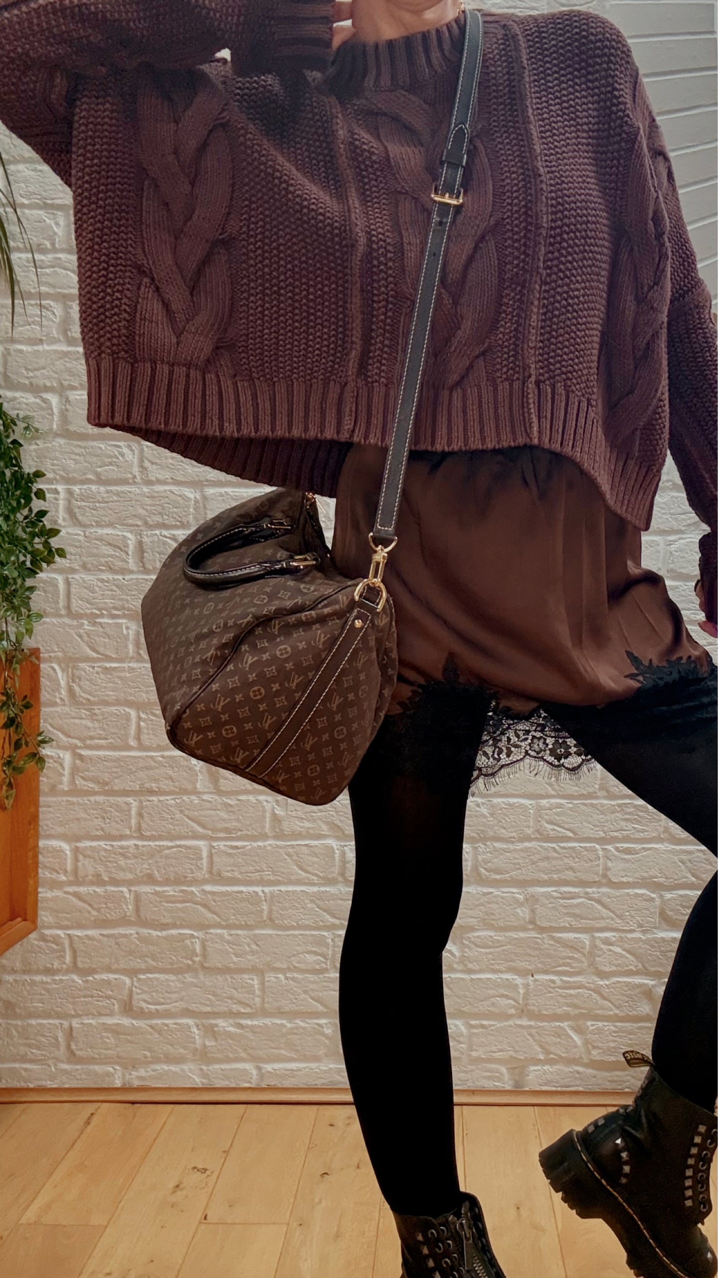 Louis Vuitton Rare 2010 Speedy 30 Bandoulier Lin Ebene