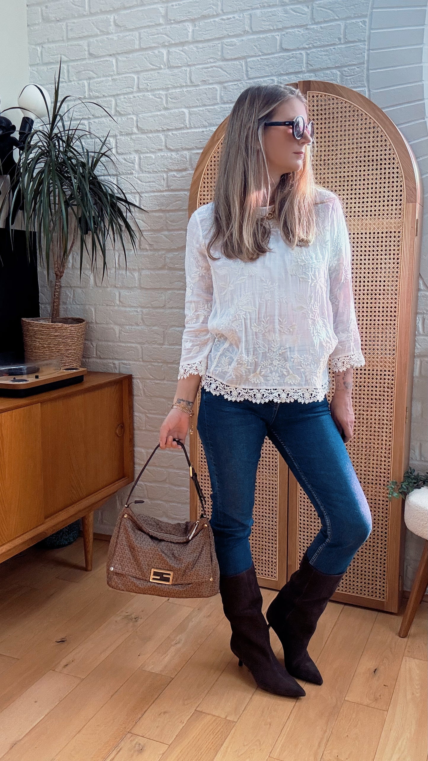 Fendi 1990s Mamma Baguette Full Zip