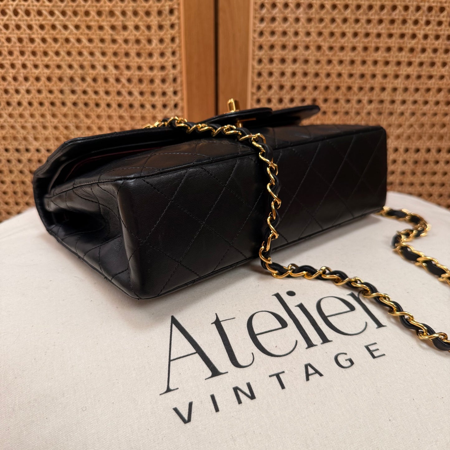 Chanel 1989 Black Classic Double Flap Small