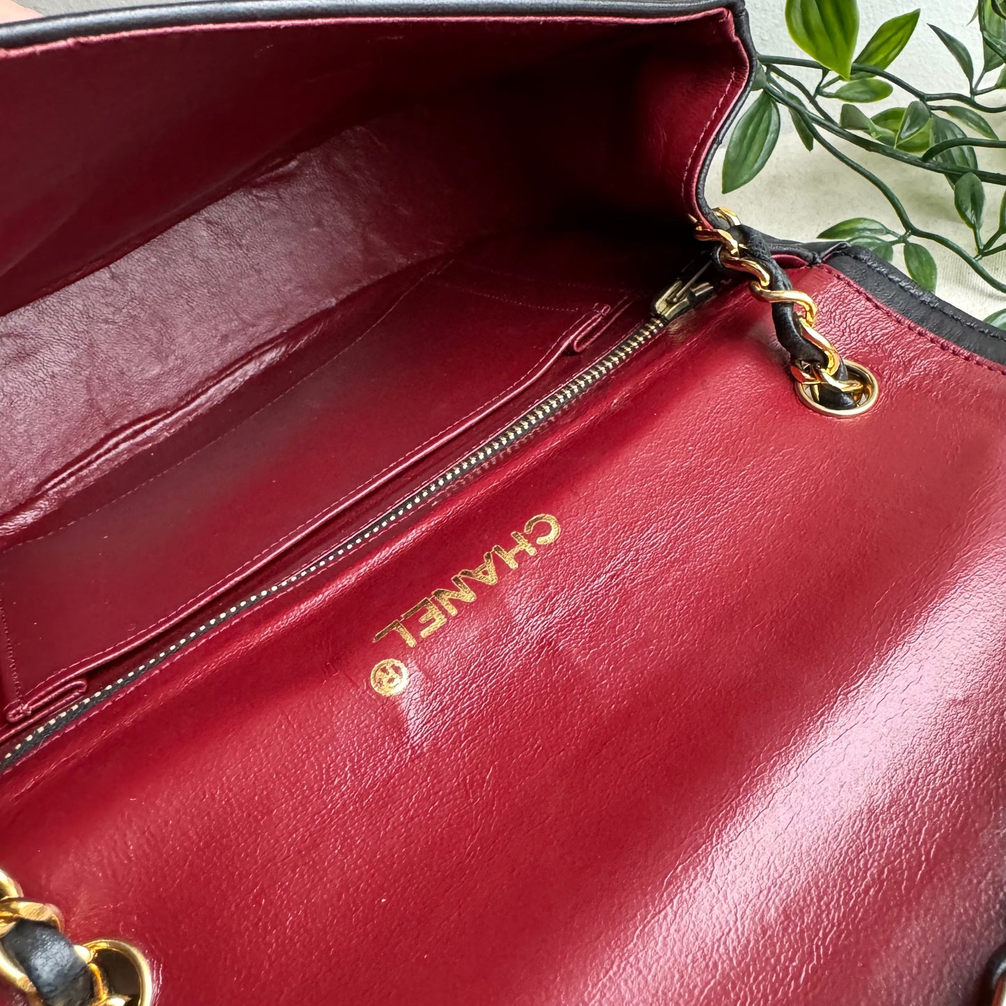 Chanel Late Early 1980s Vintage Single Flap