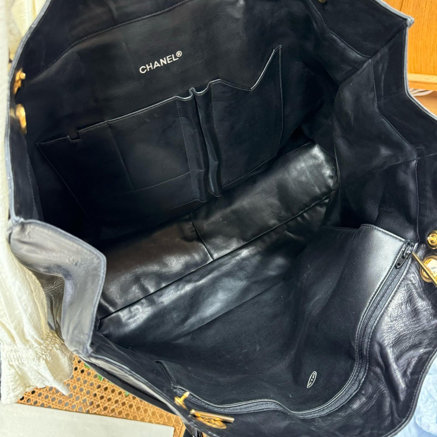 Chanel 1980s Lambskin Timeless Tote