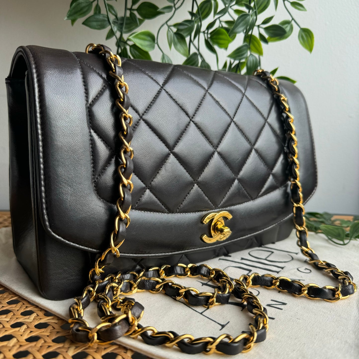 Chanel 1991 Vintage Classic Medium Diana